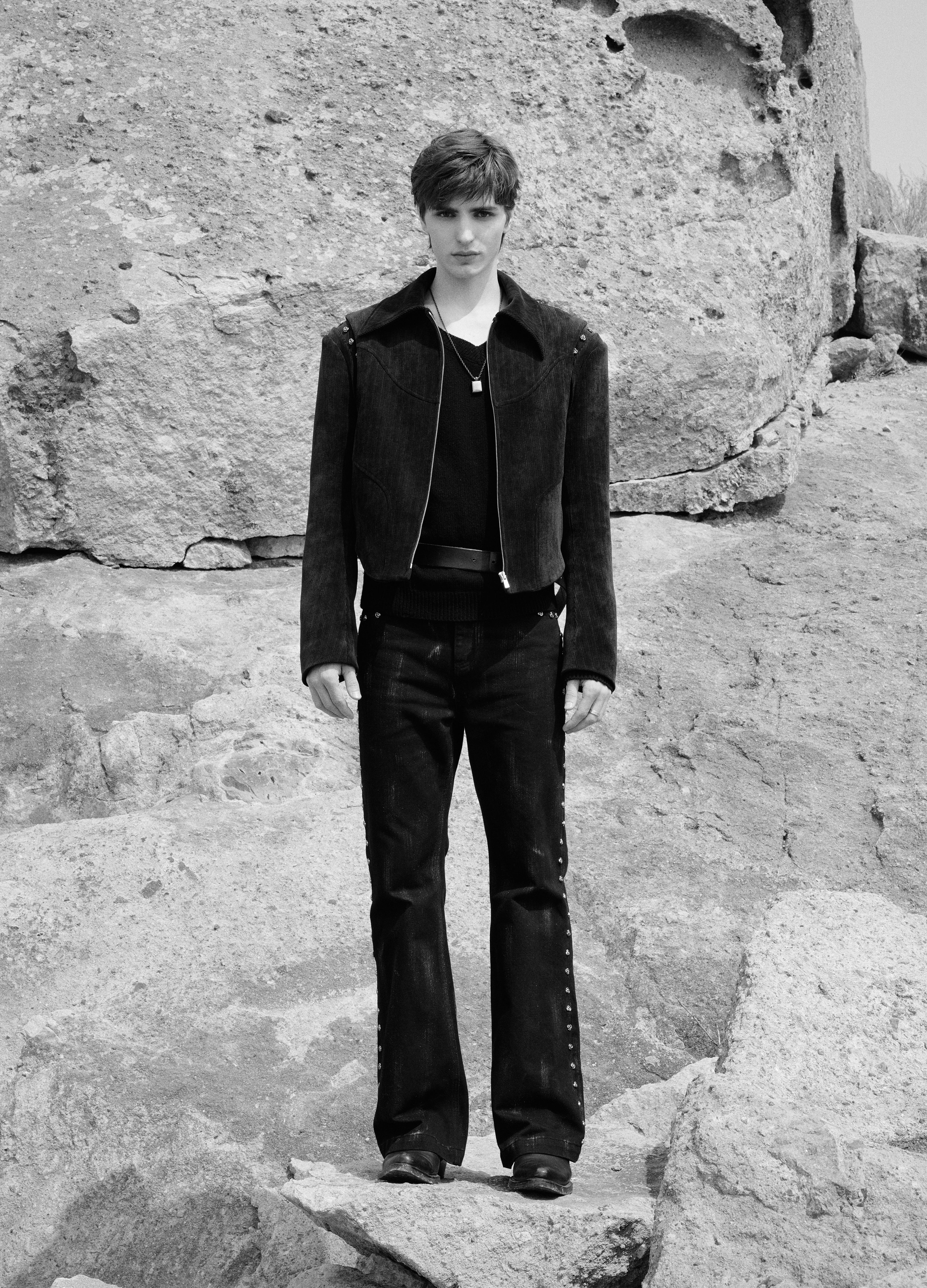 25SS BAROQUE ROSETTE DENIM