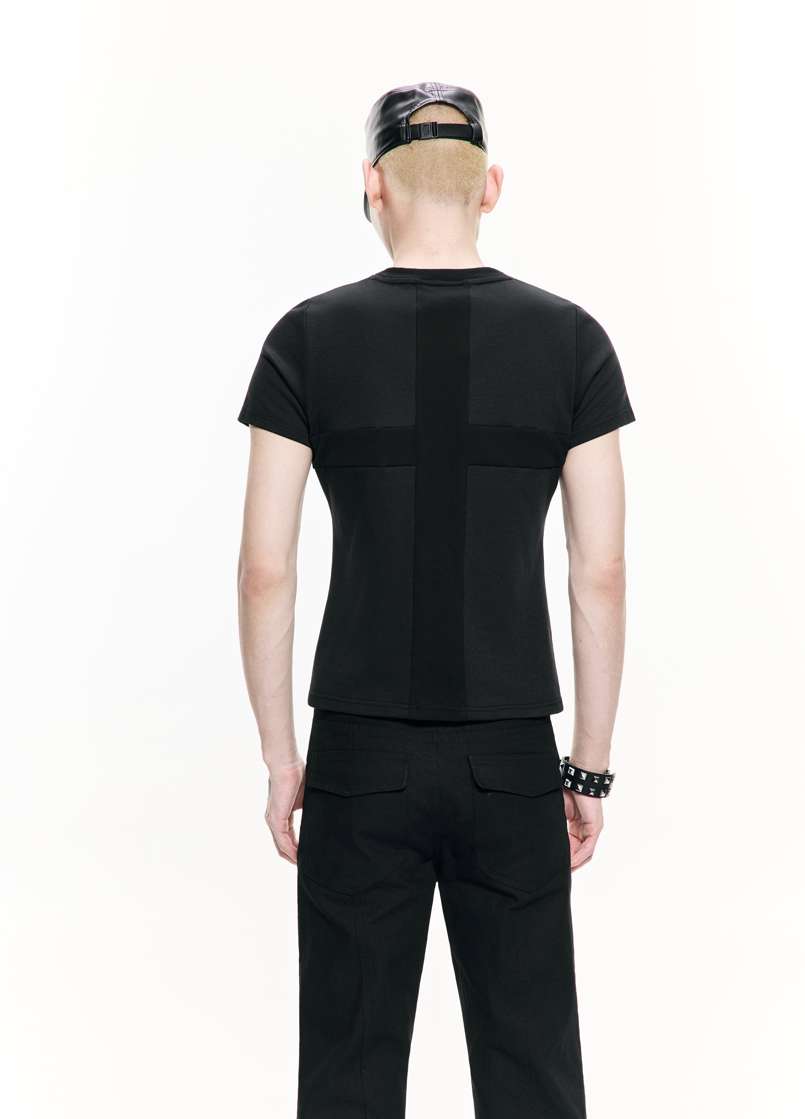 26SS DISTORTED GOTHIC LOGO TEE