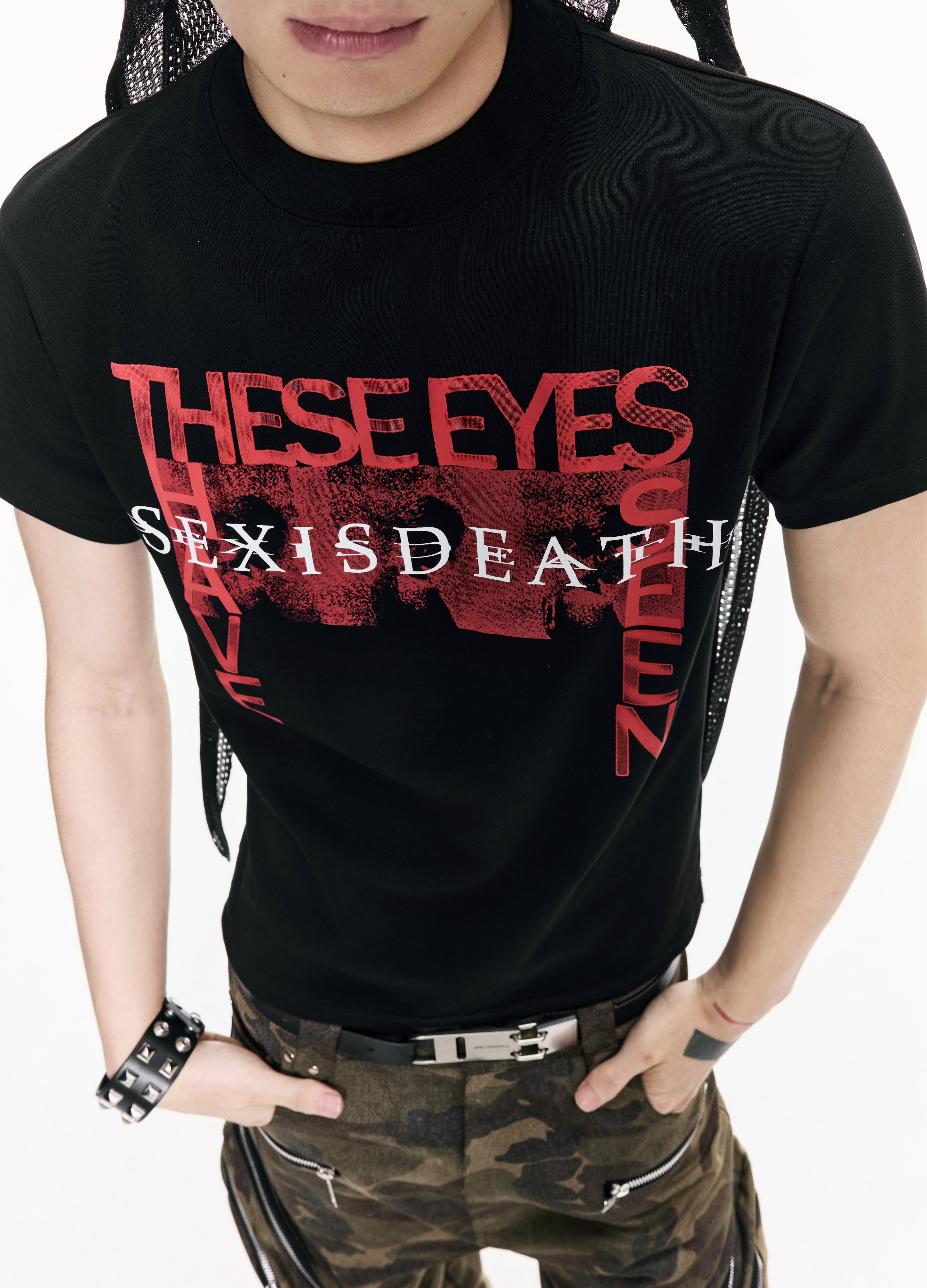 26SS LONELY EYE LOGO TEE