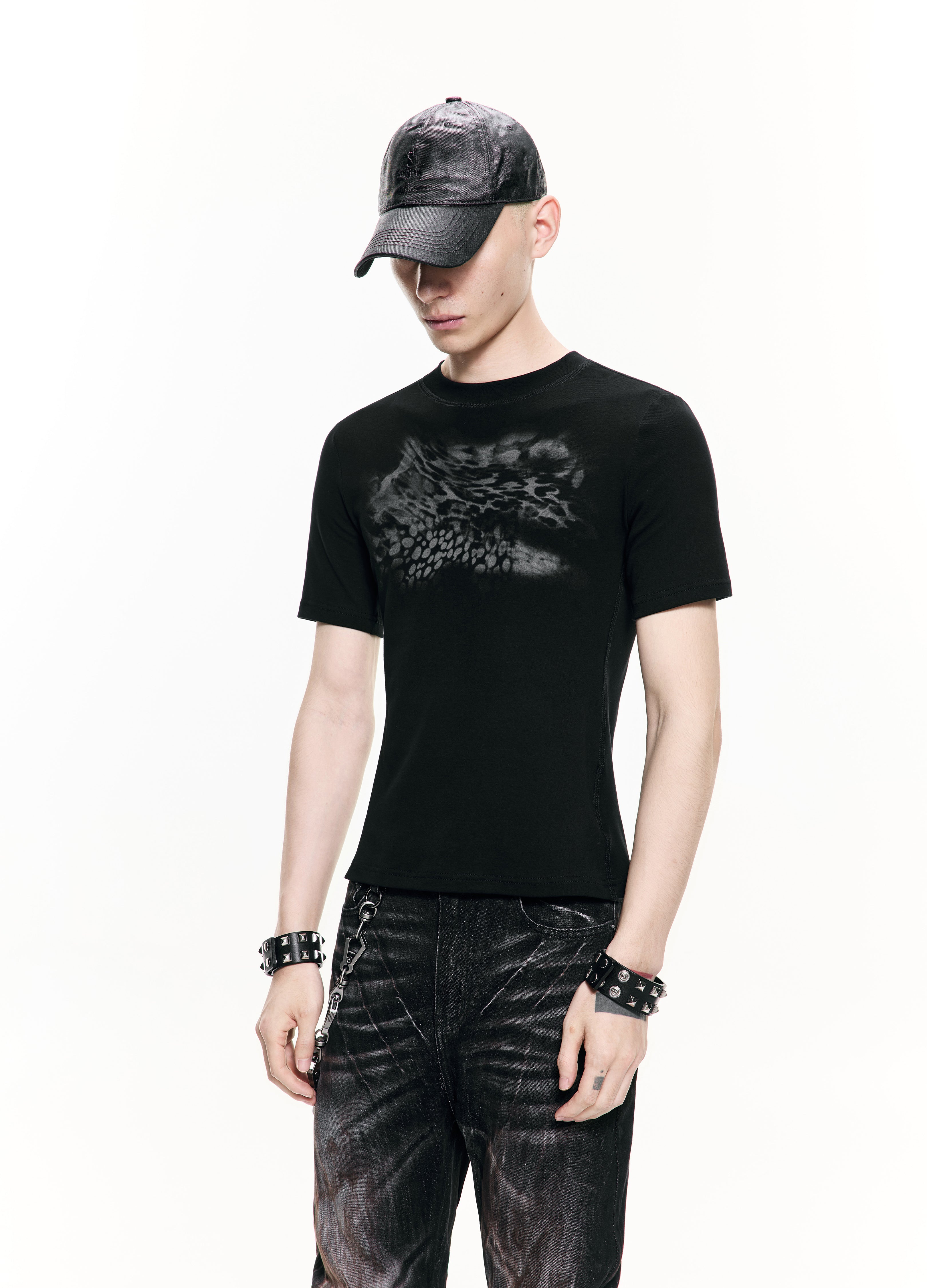 26SS RIPPLE GRADIENT FIT TEE