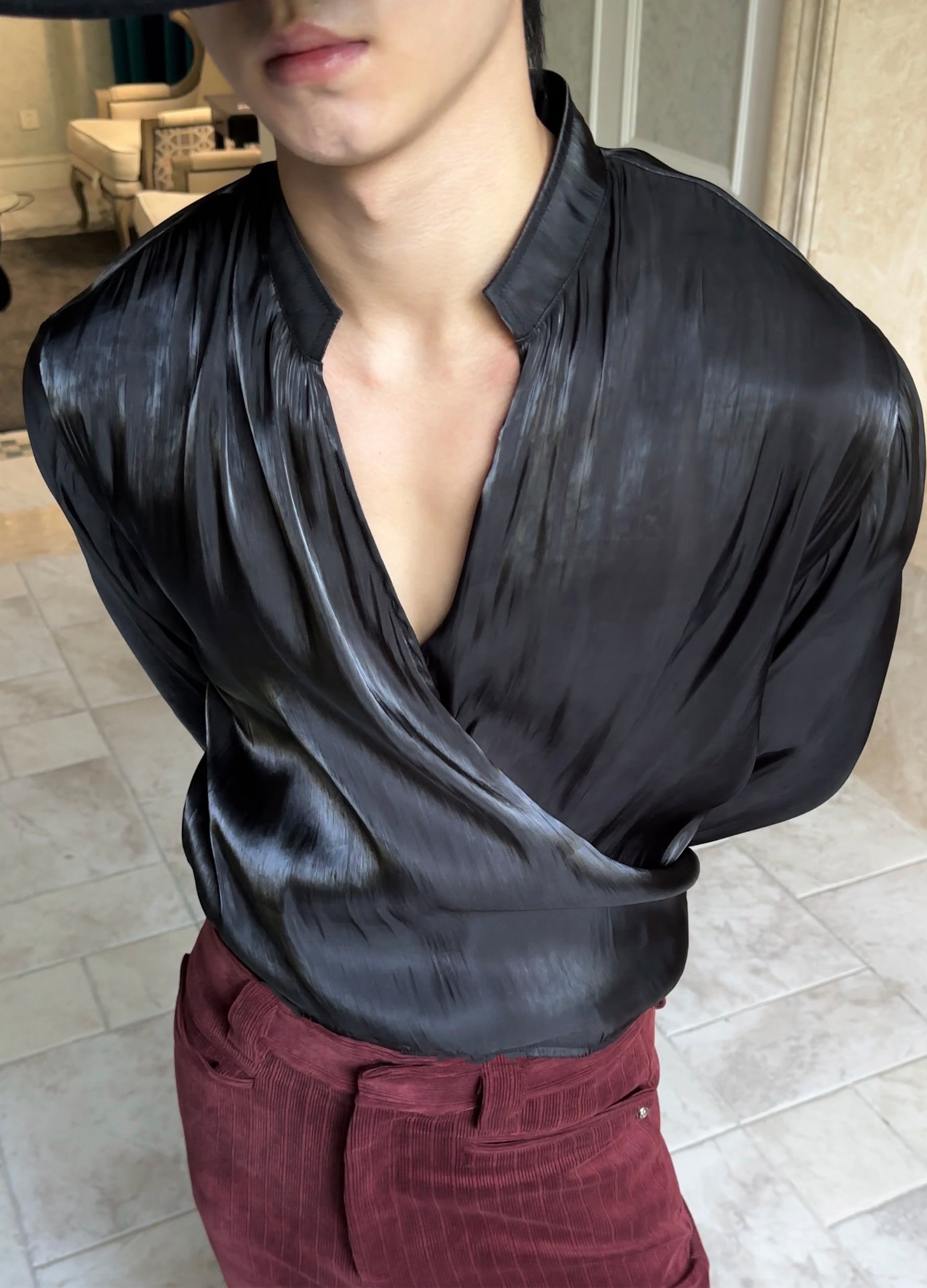 DUSK AURA TIE-FLOW SHIRT