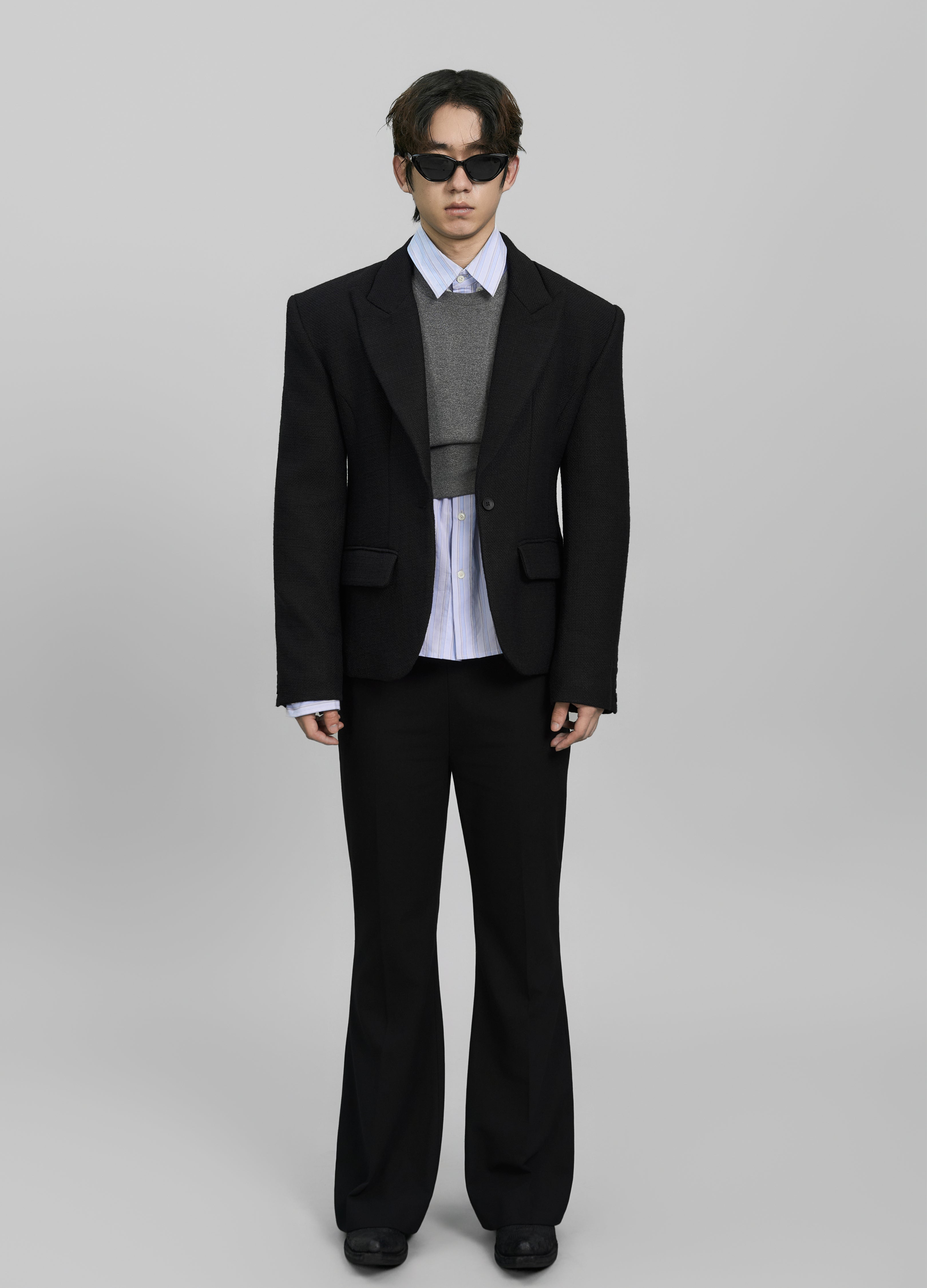 DIAMOND WAIST POWER BLAZER