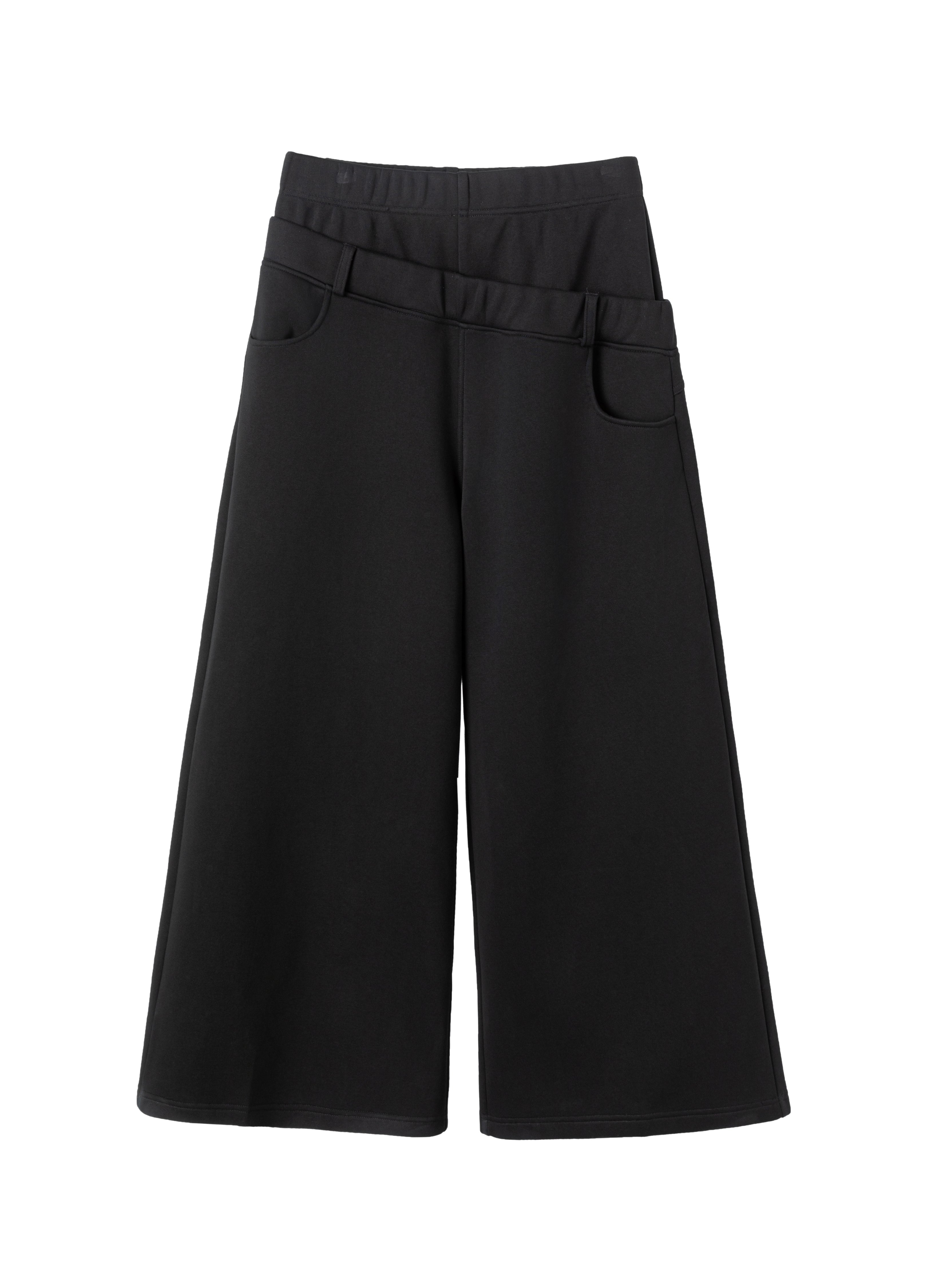 25FW DUAL-WAIST PANEL SWEATPANTS