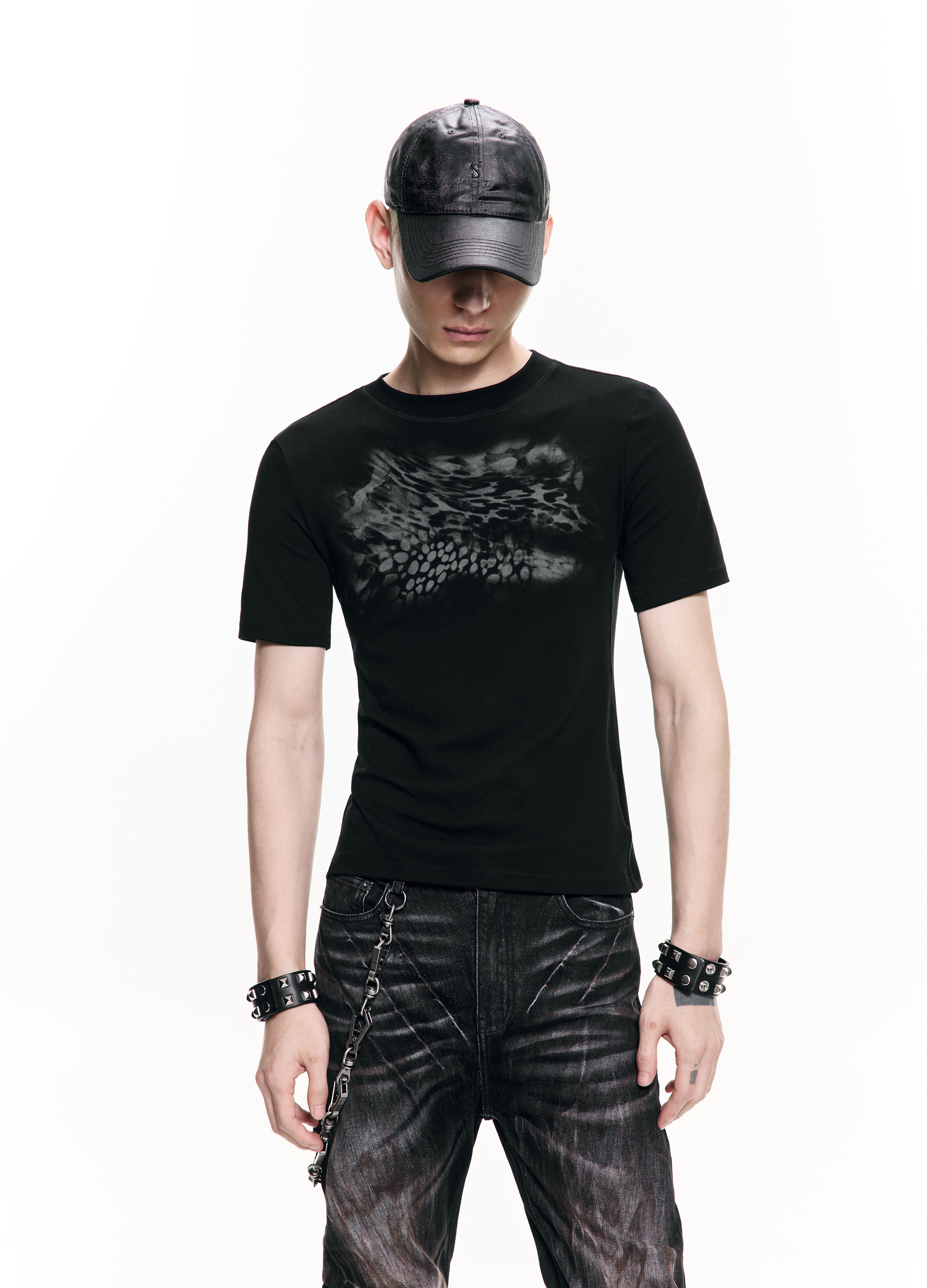 26SS RIPPLE GRADIENT FIT TEE