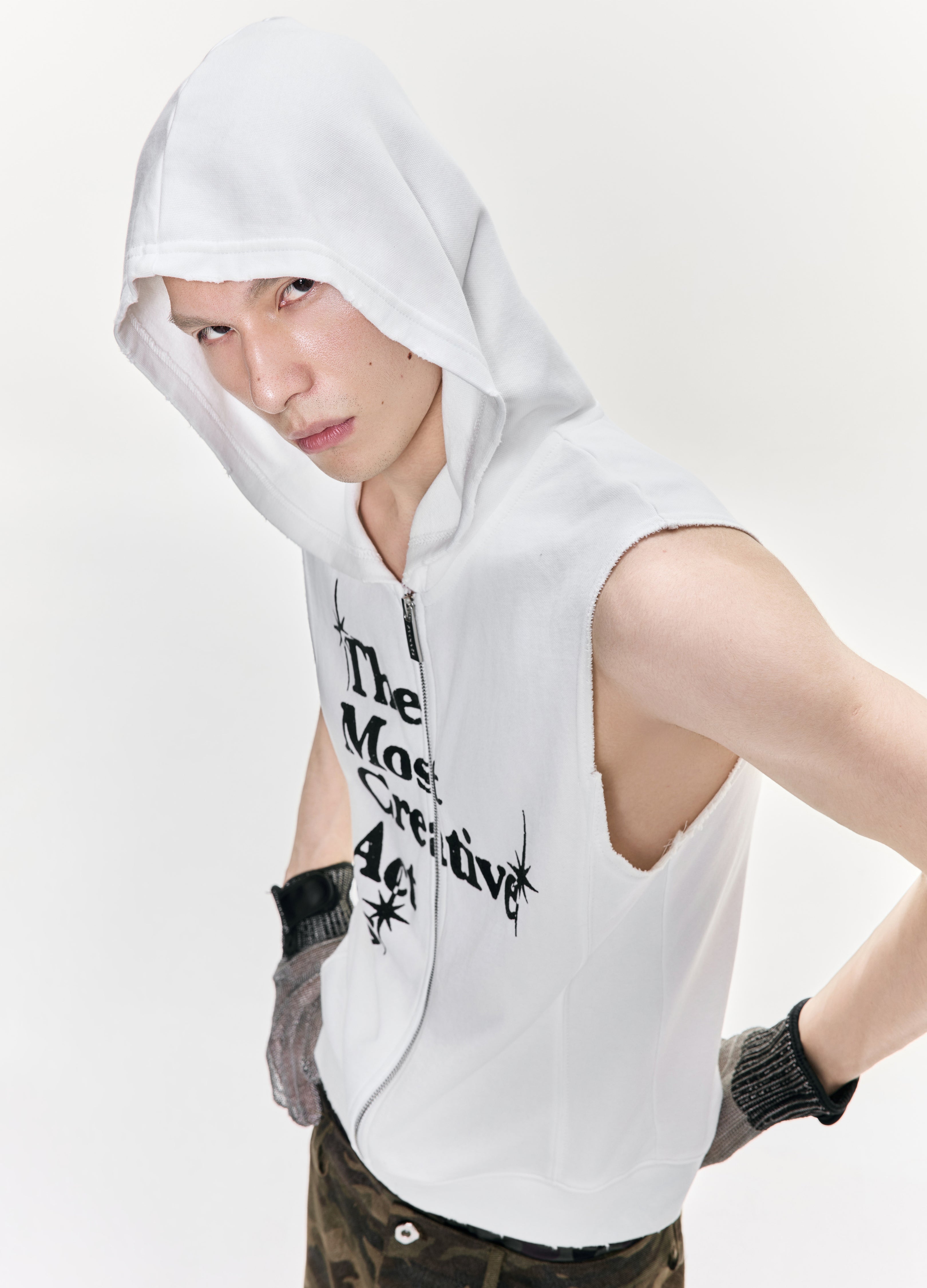 26SS STAR LOGO HOODED TANK