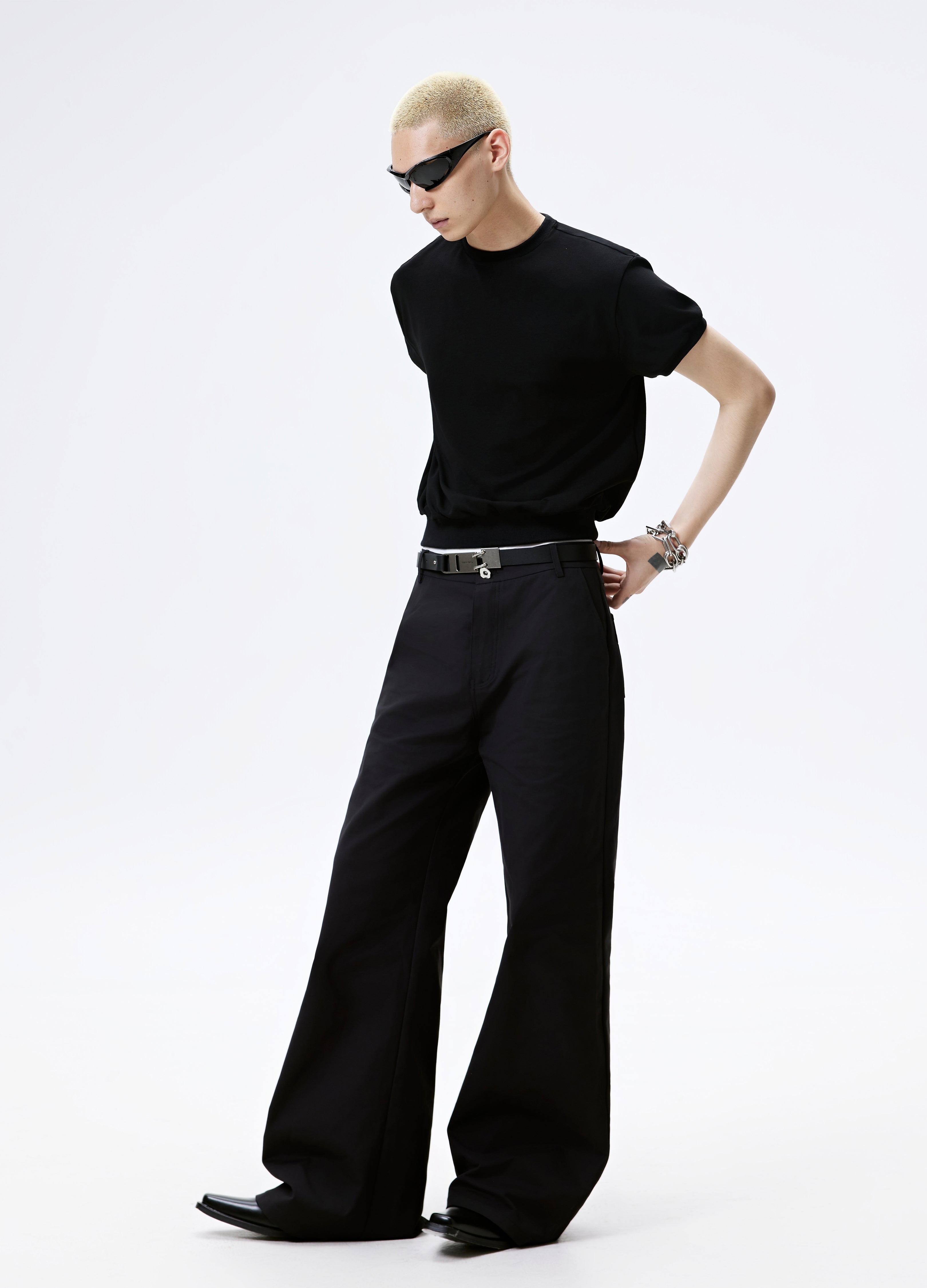 25SS FITTED RIBBED WAIST TEE