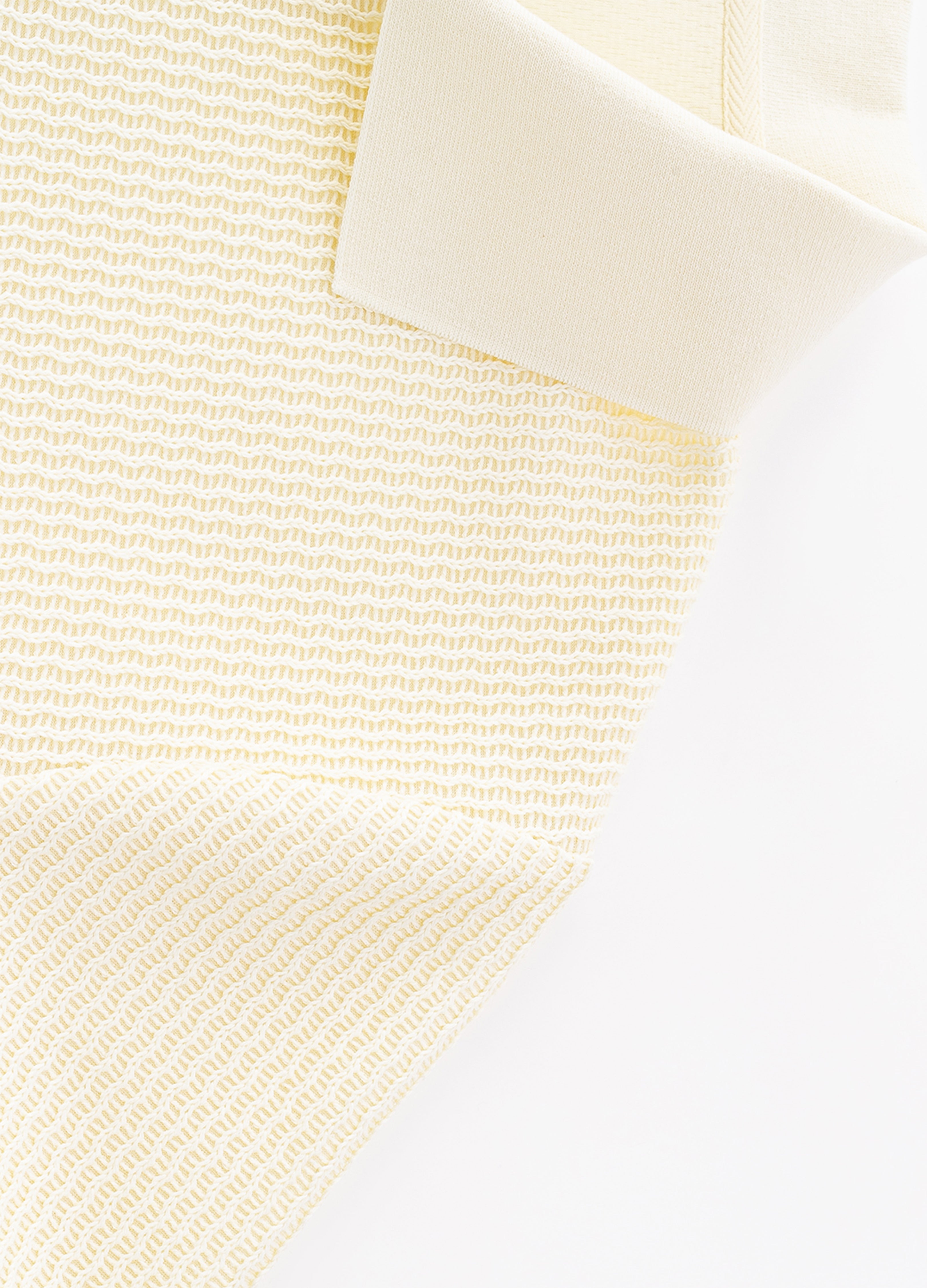 25SS JACQUARD V-NECK POLO