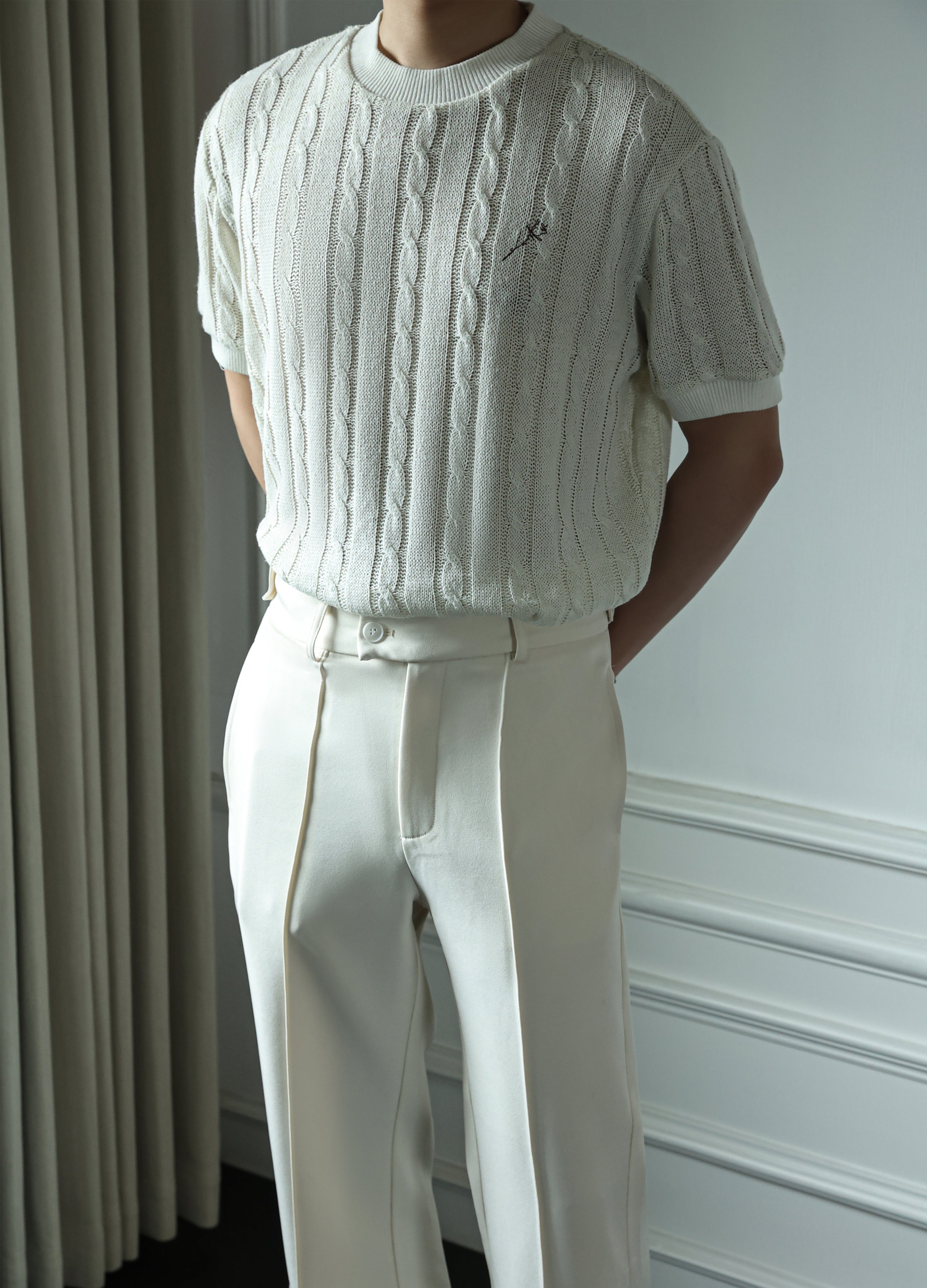 25SS HERITAGE ROSE EMBROIDERY TEE