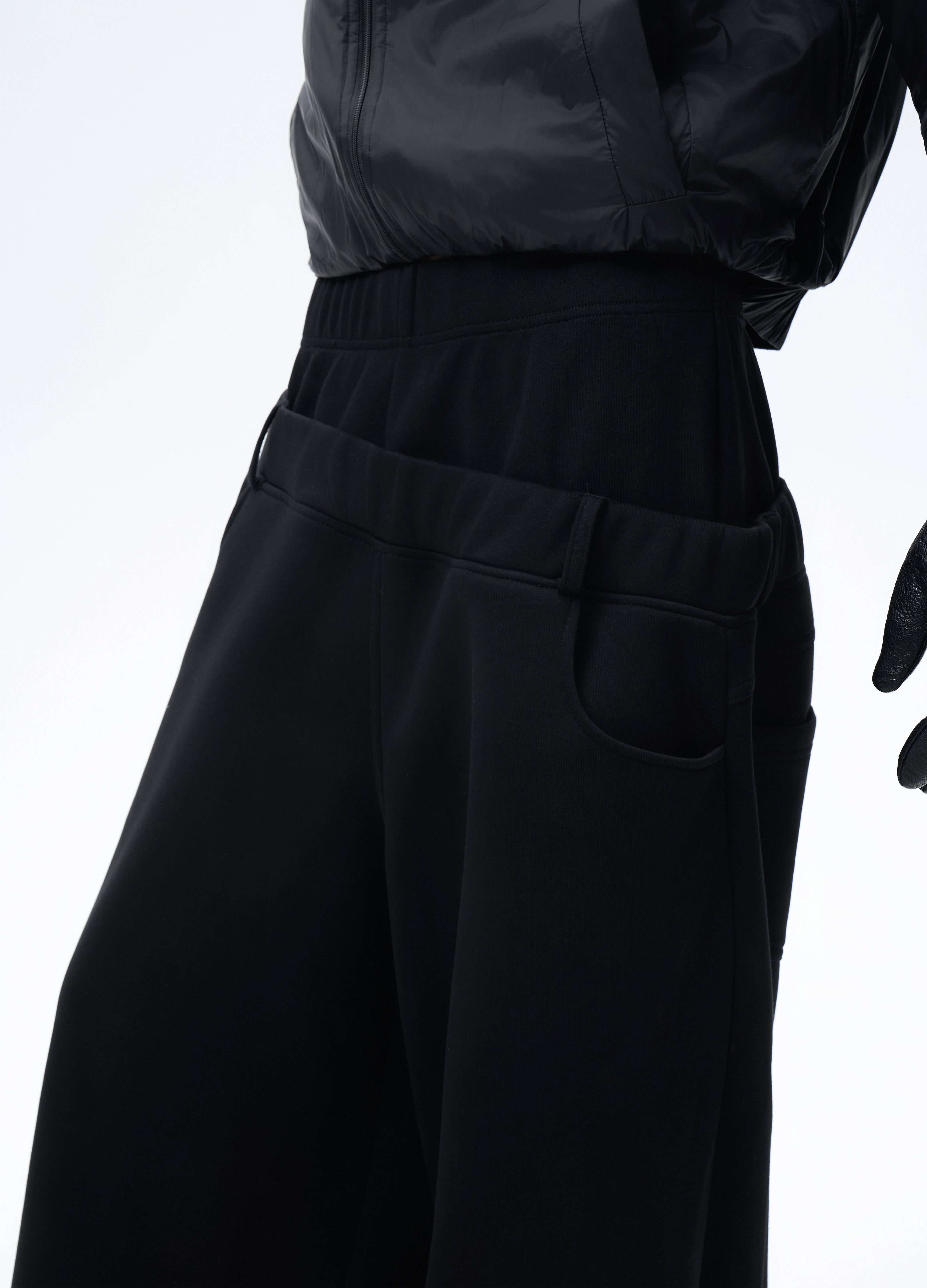25FW DUAL-WAIST PANEL SWEATPANTS
