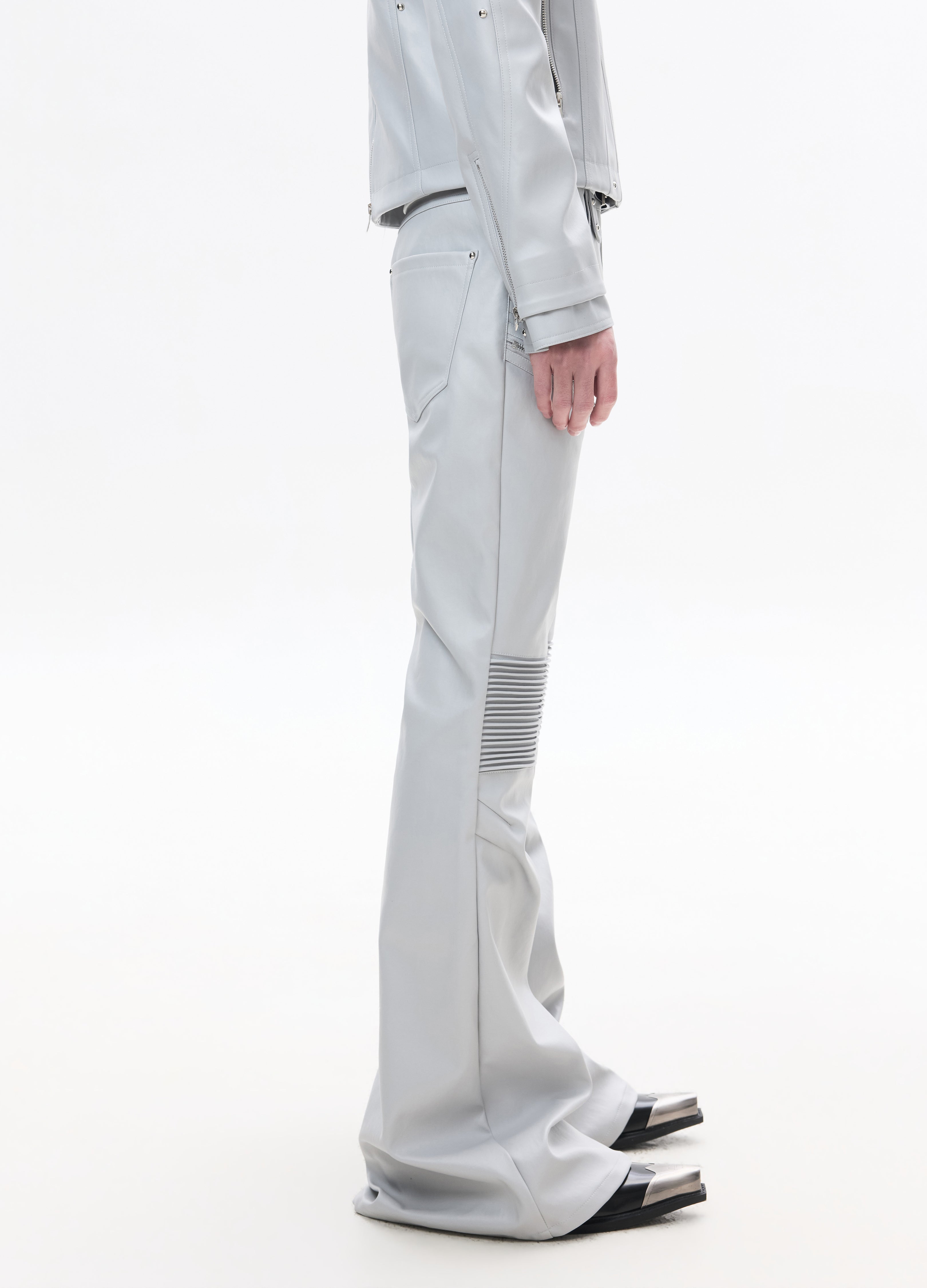 26SS LIGHT ARMORED ZIP FLARE PANTS