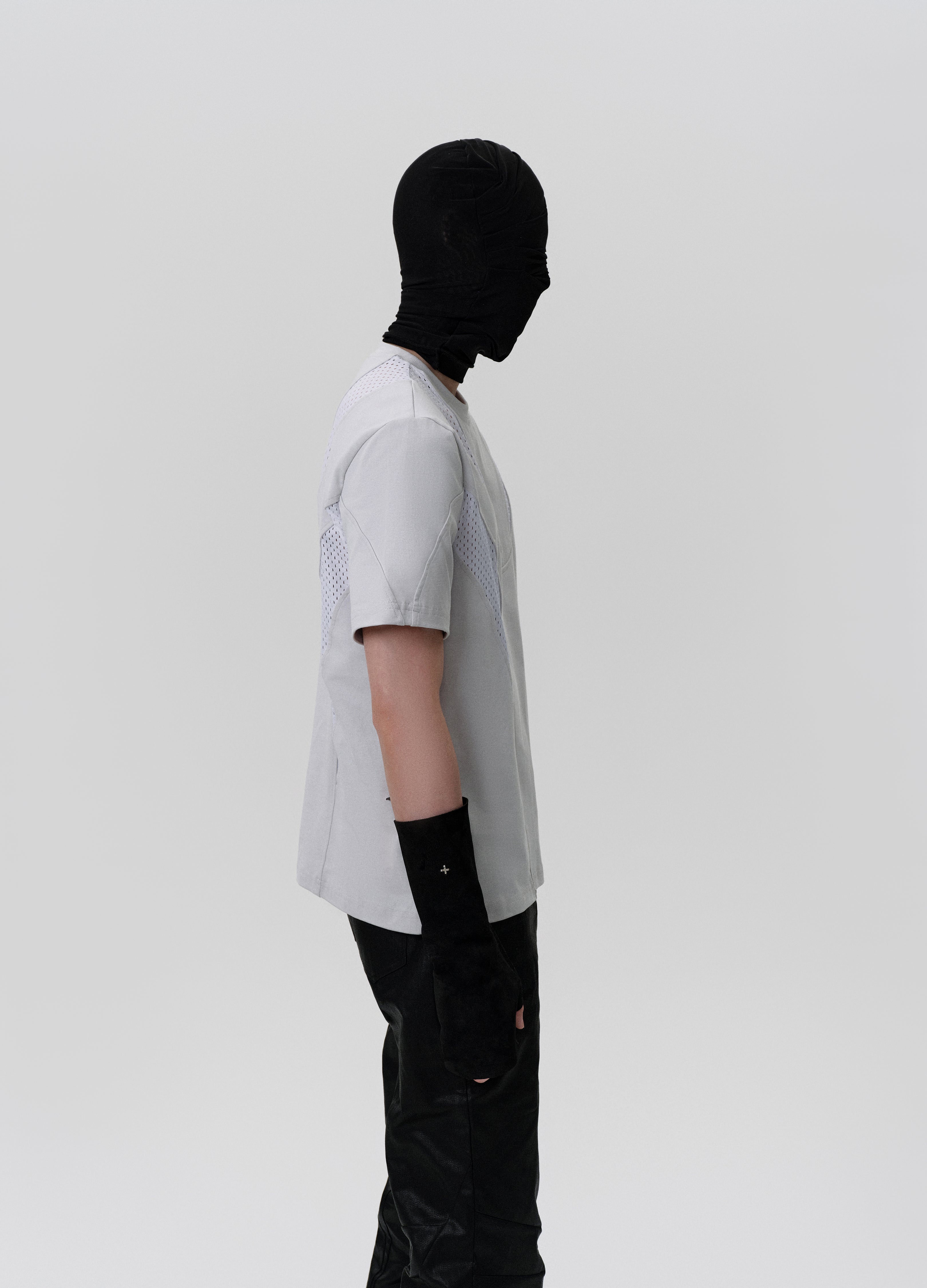 25SS MESH-PANEL TECH TEE