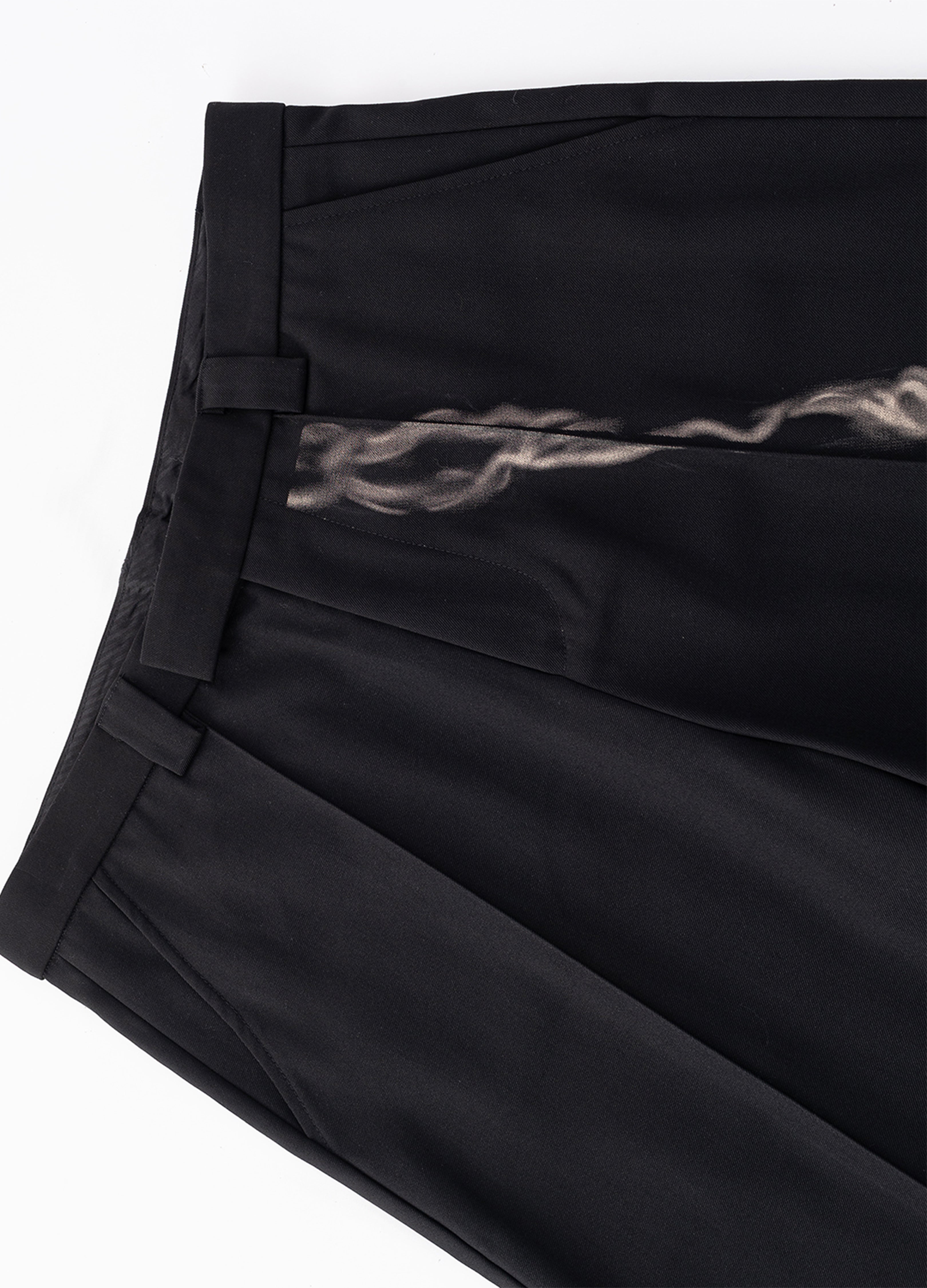 25SS TOBACCO PRINT WOOL SHORTS