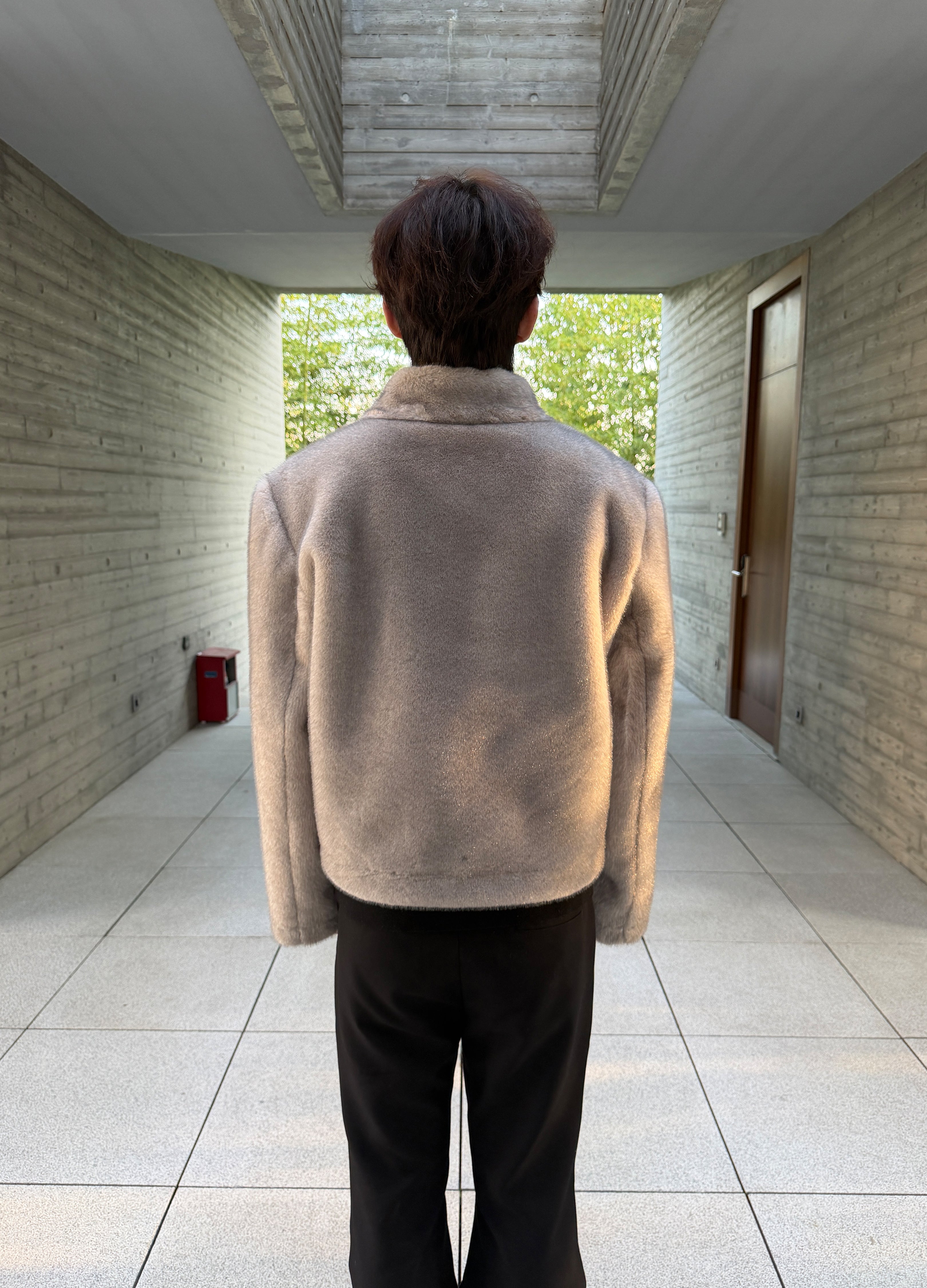 FROSTLAND MINK SUEDE COAT