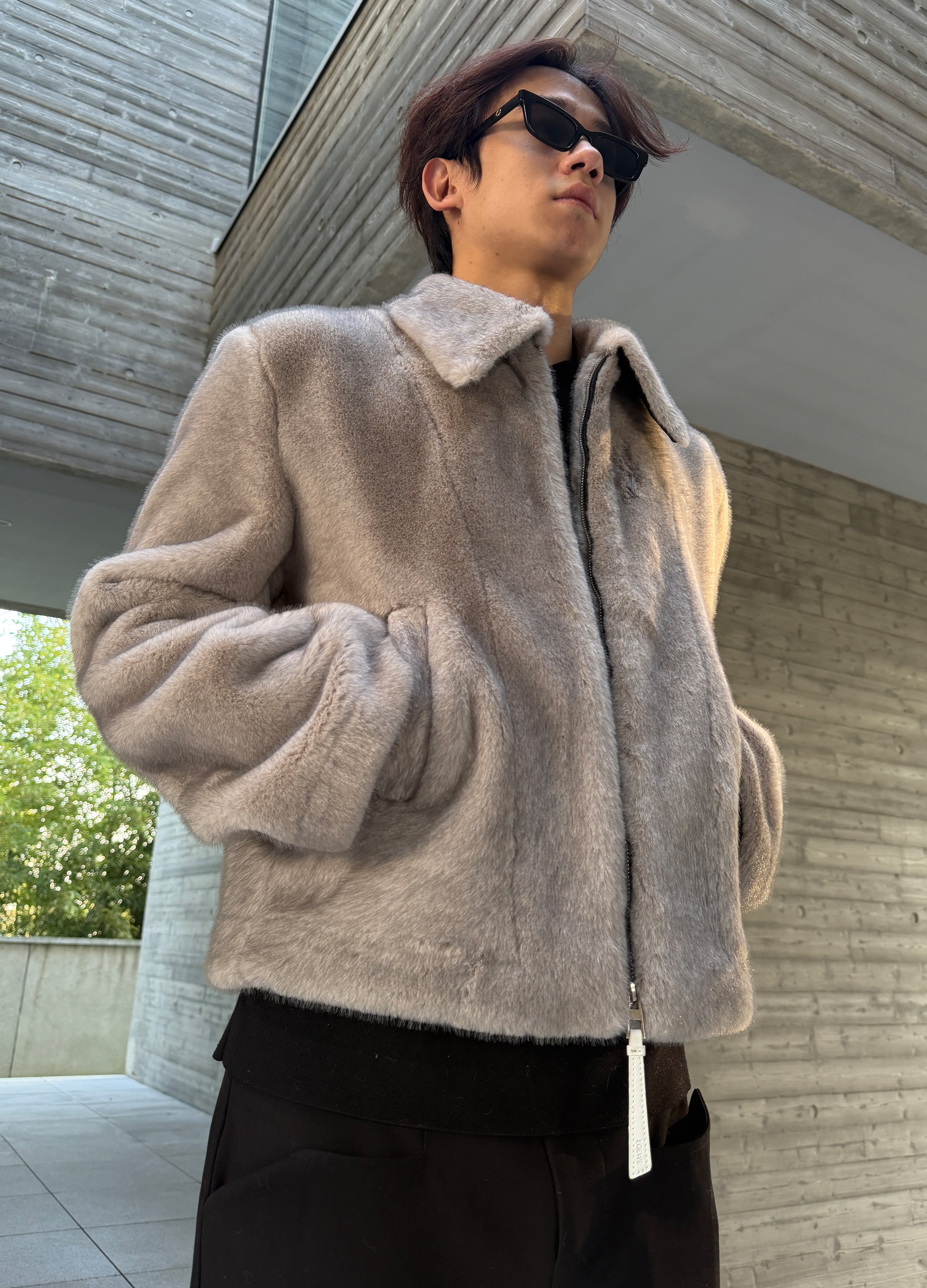 FROSTLAND MINK SUEDE COAT