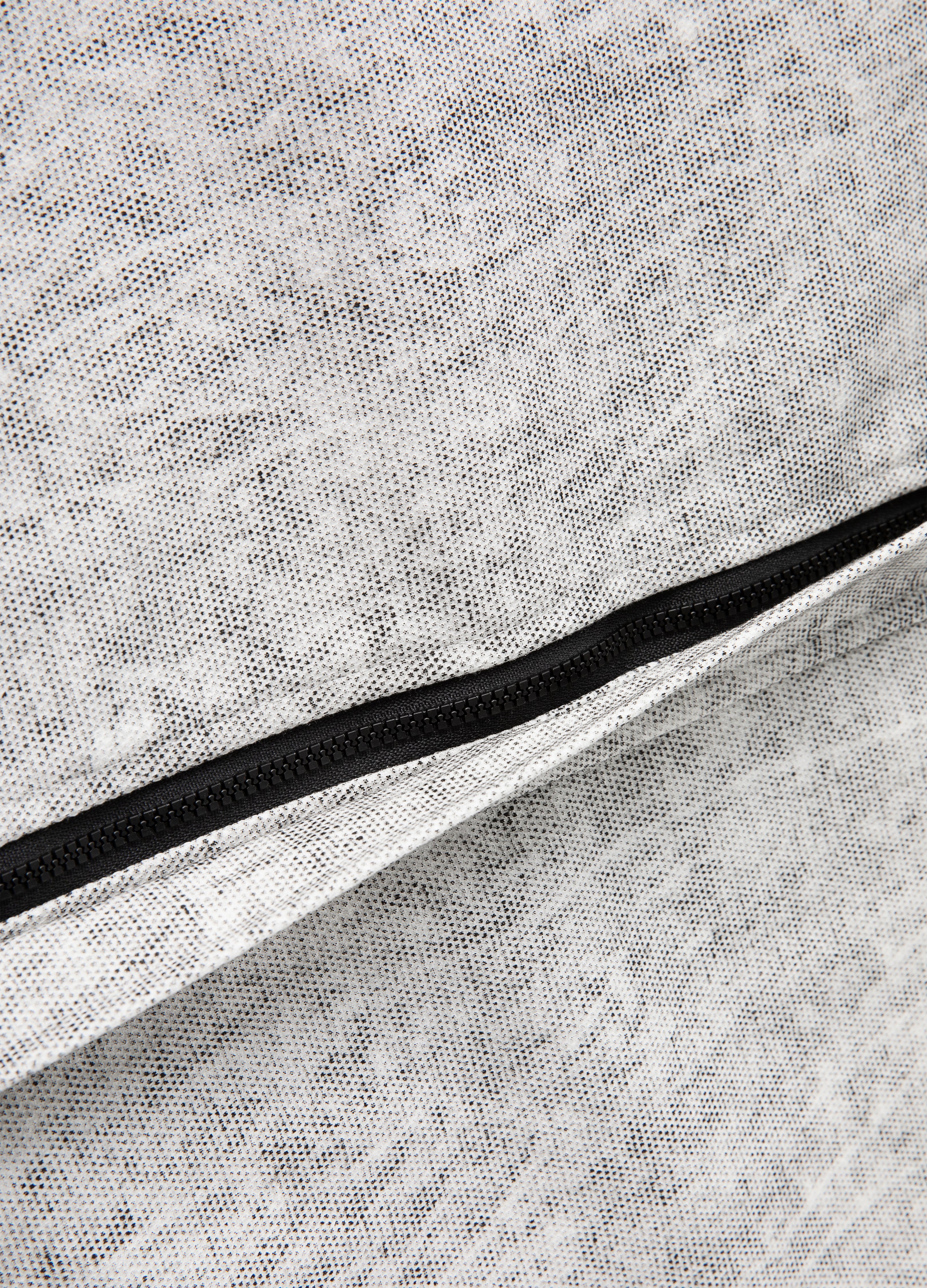 25SS GREY VEIN ZIP SHIRT