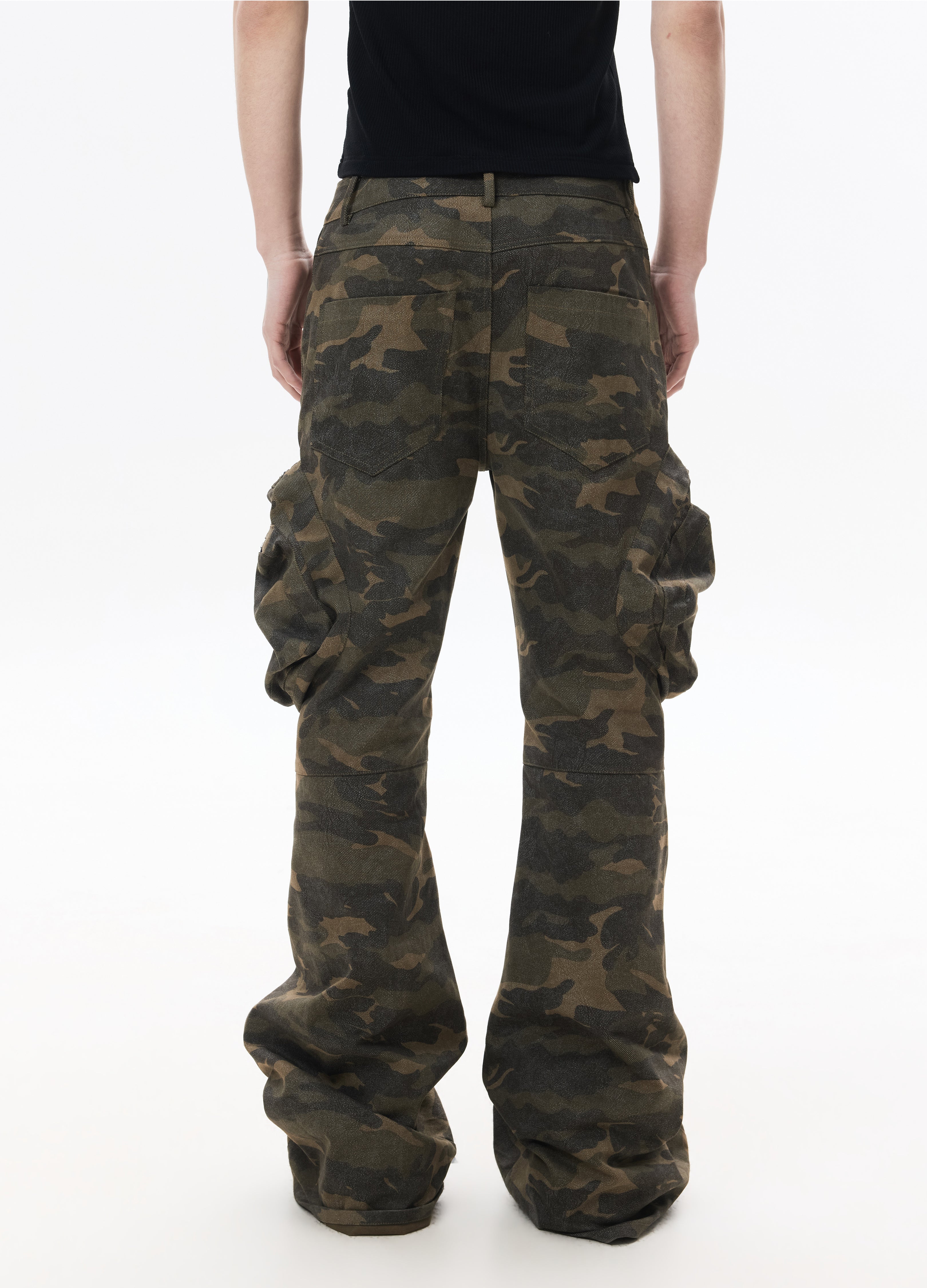 26SS HEAVY CAMO CARGO PANTS