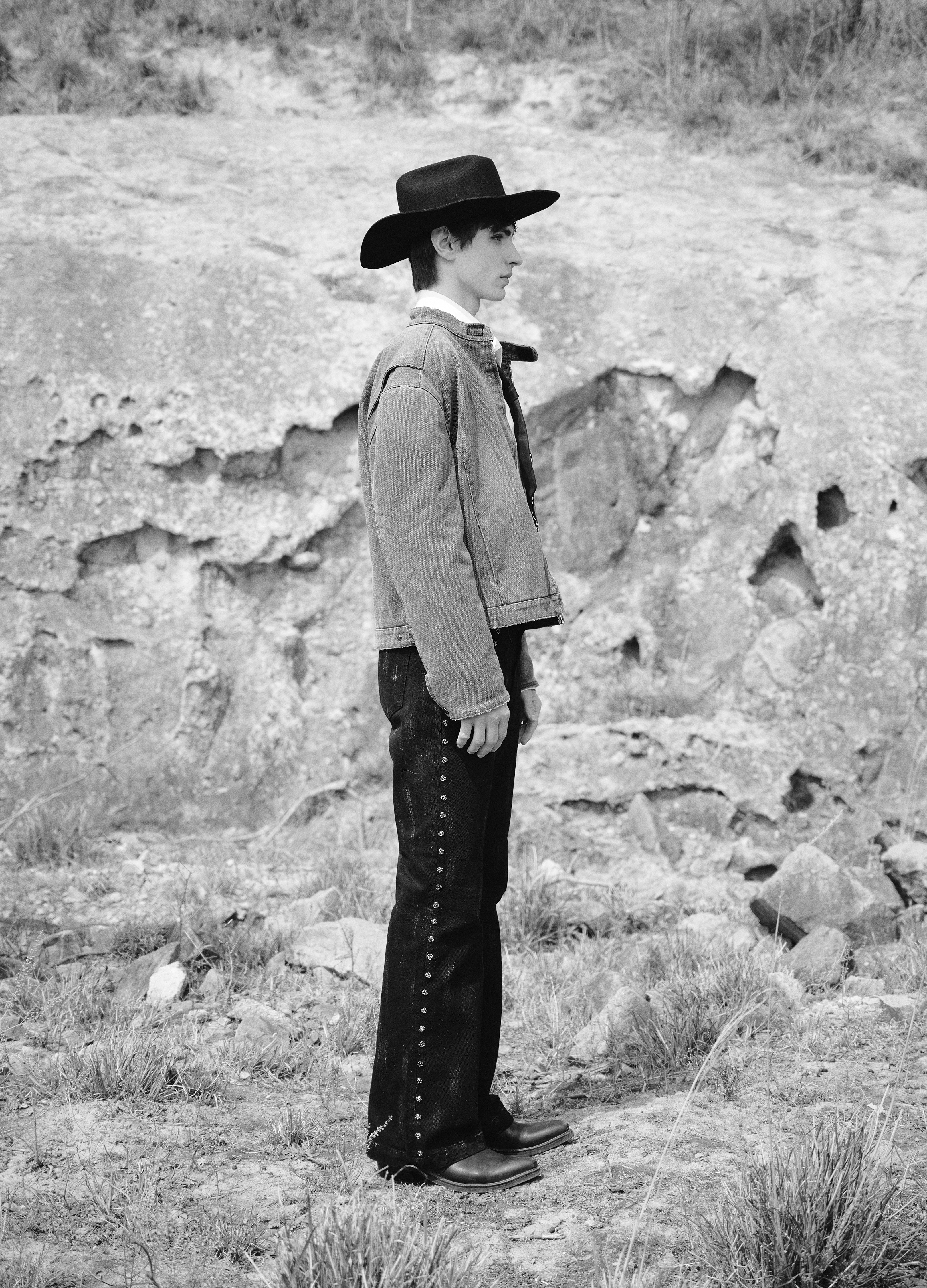 25SS BAROQUE ROSETTE DENIM