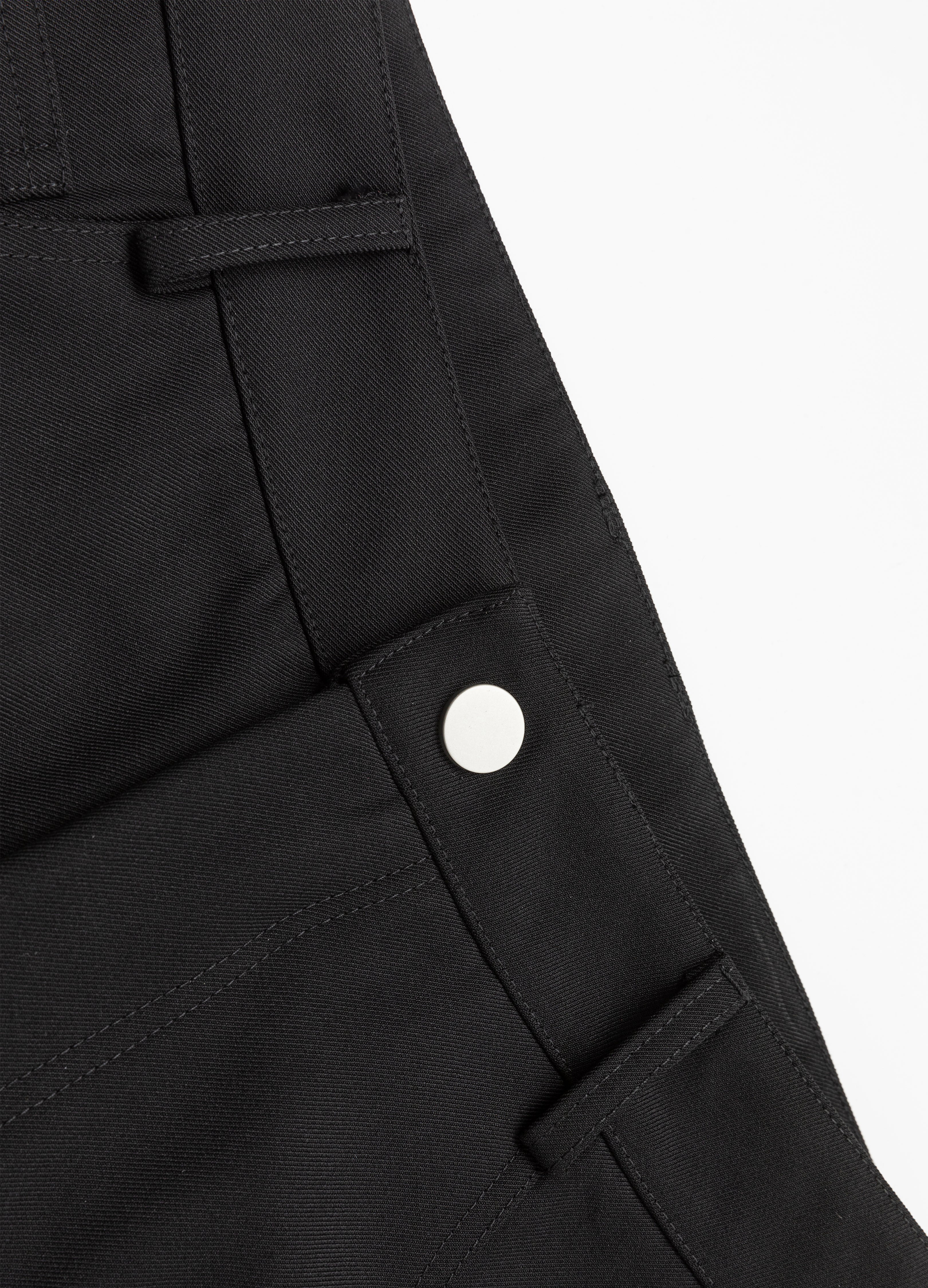 26SS CLASSIC STRAIGHT BLACK TROUSERS