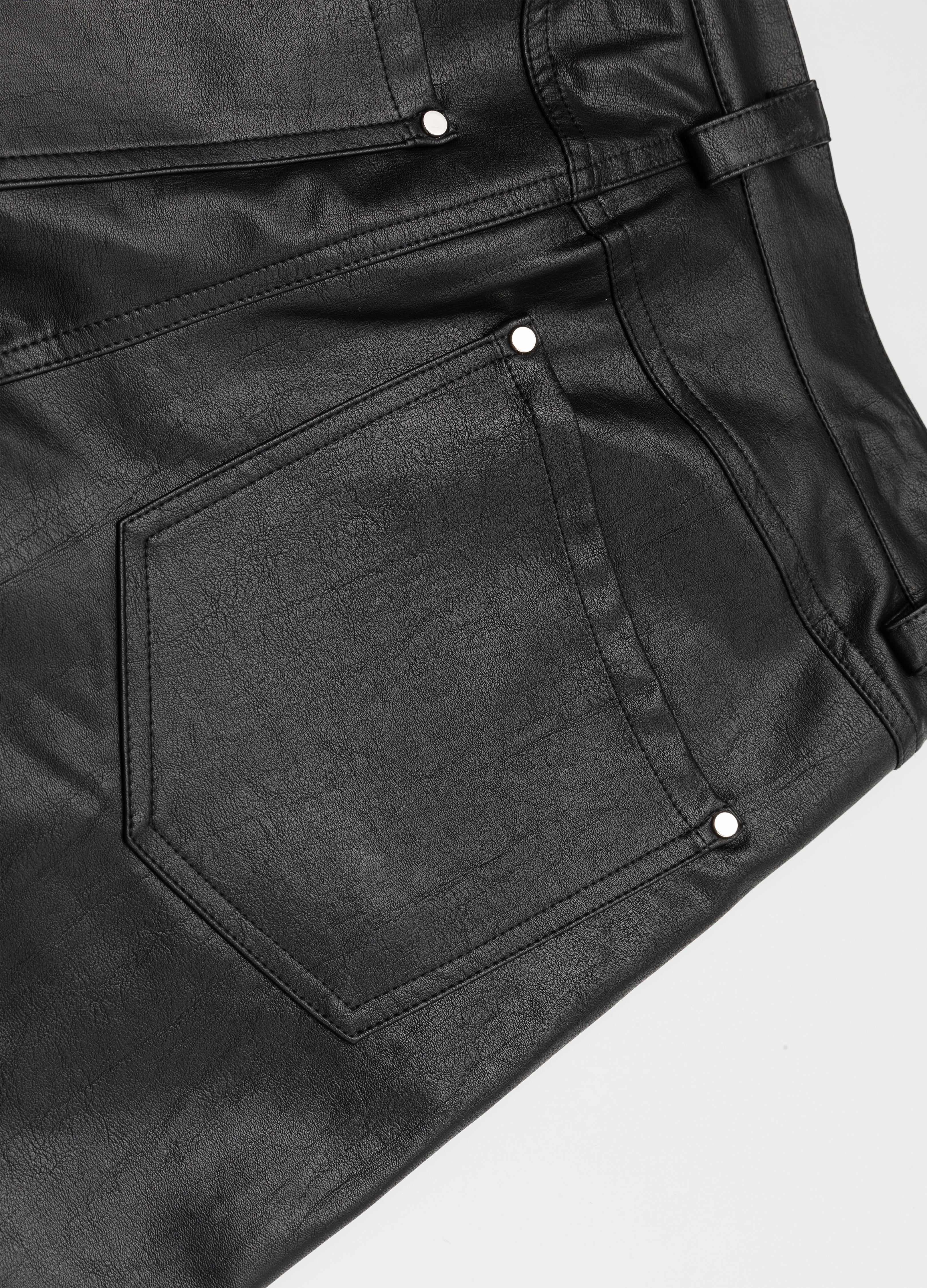 26SS SCIMITAR ZIP SKINNY PANTS