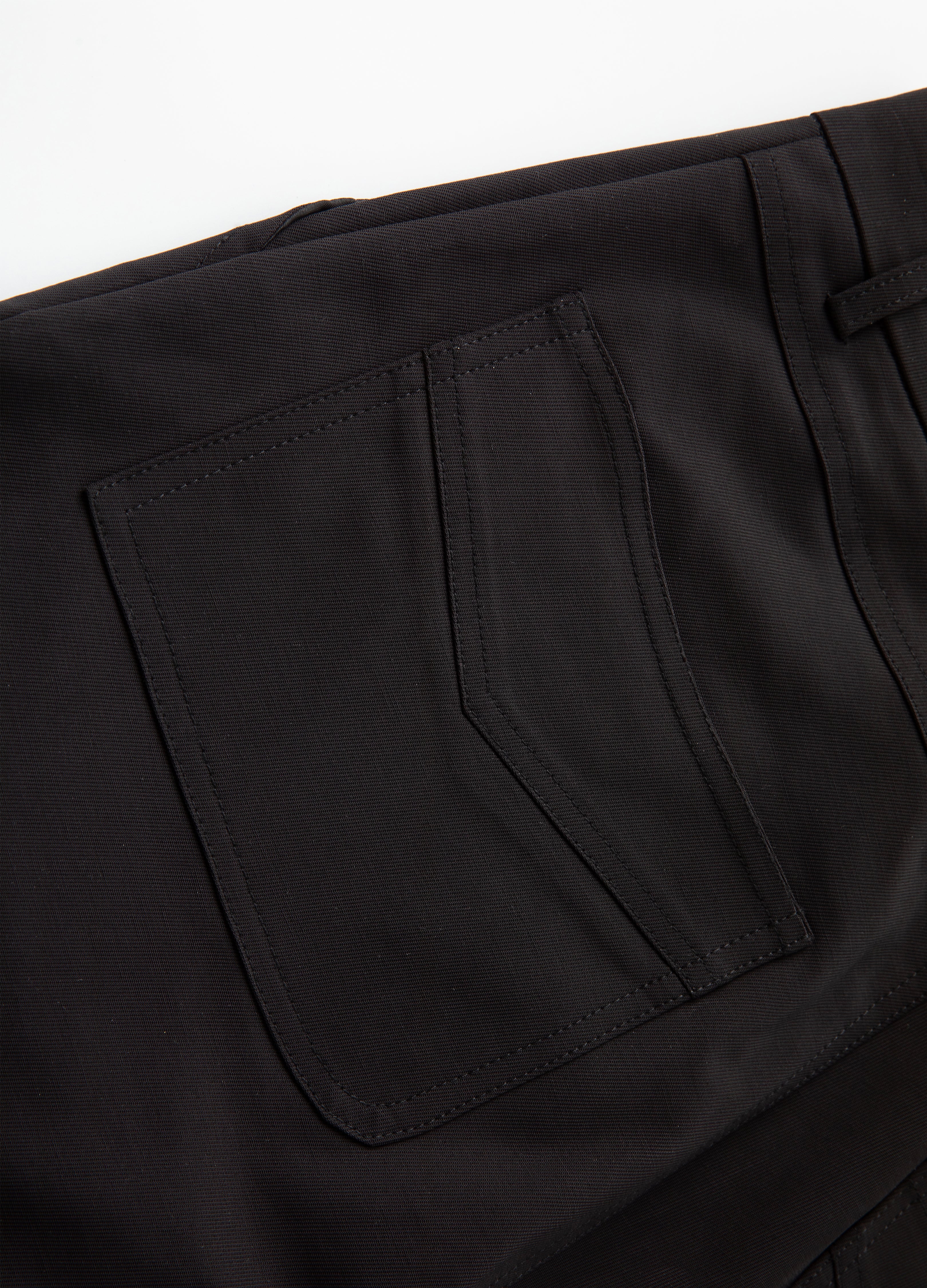 25SS BLACK BASELINE FLARE PANTS
