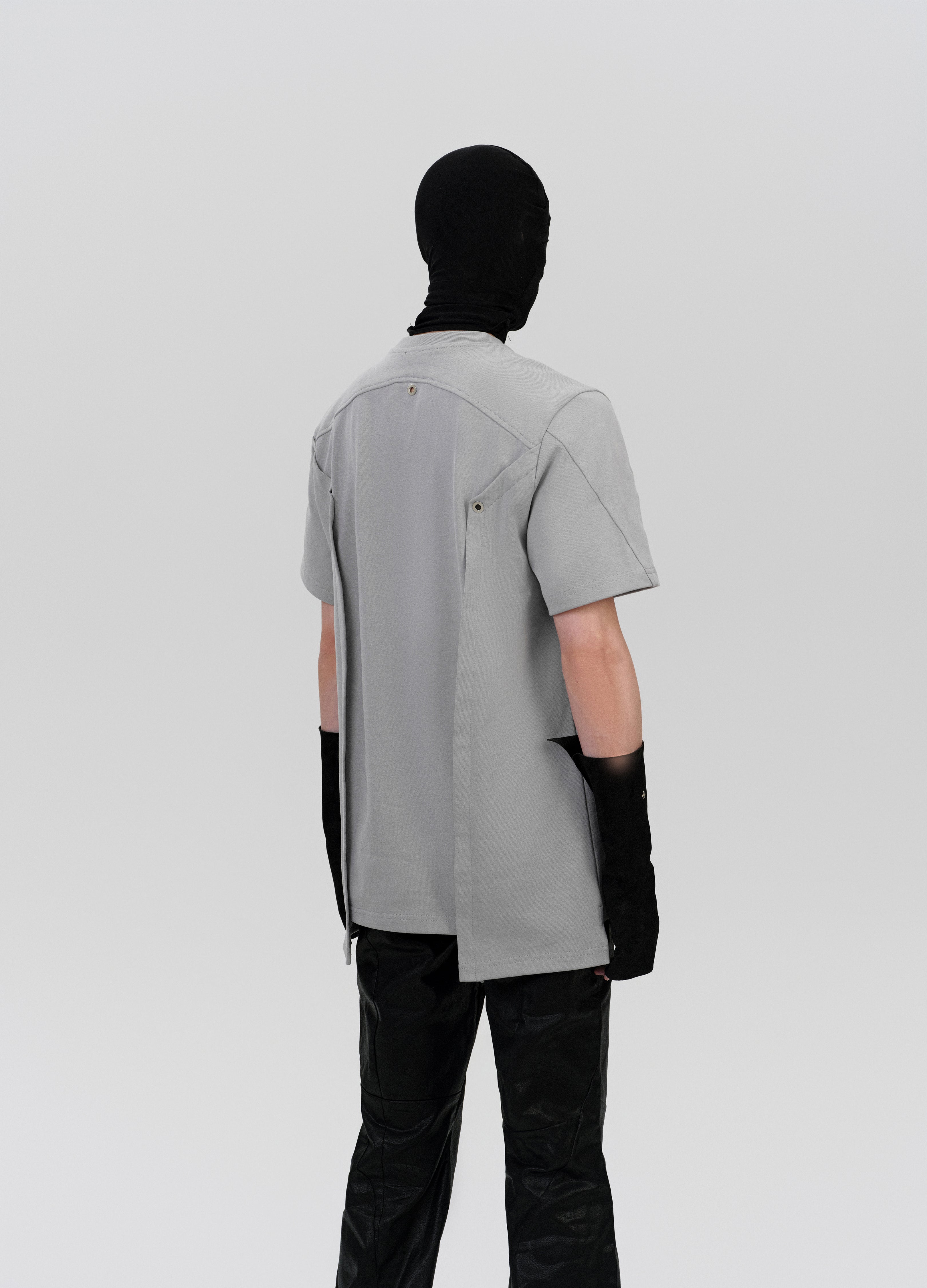 25SS MONO STRUCTURE CUT TEE