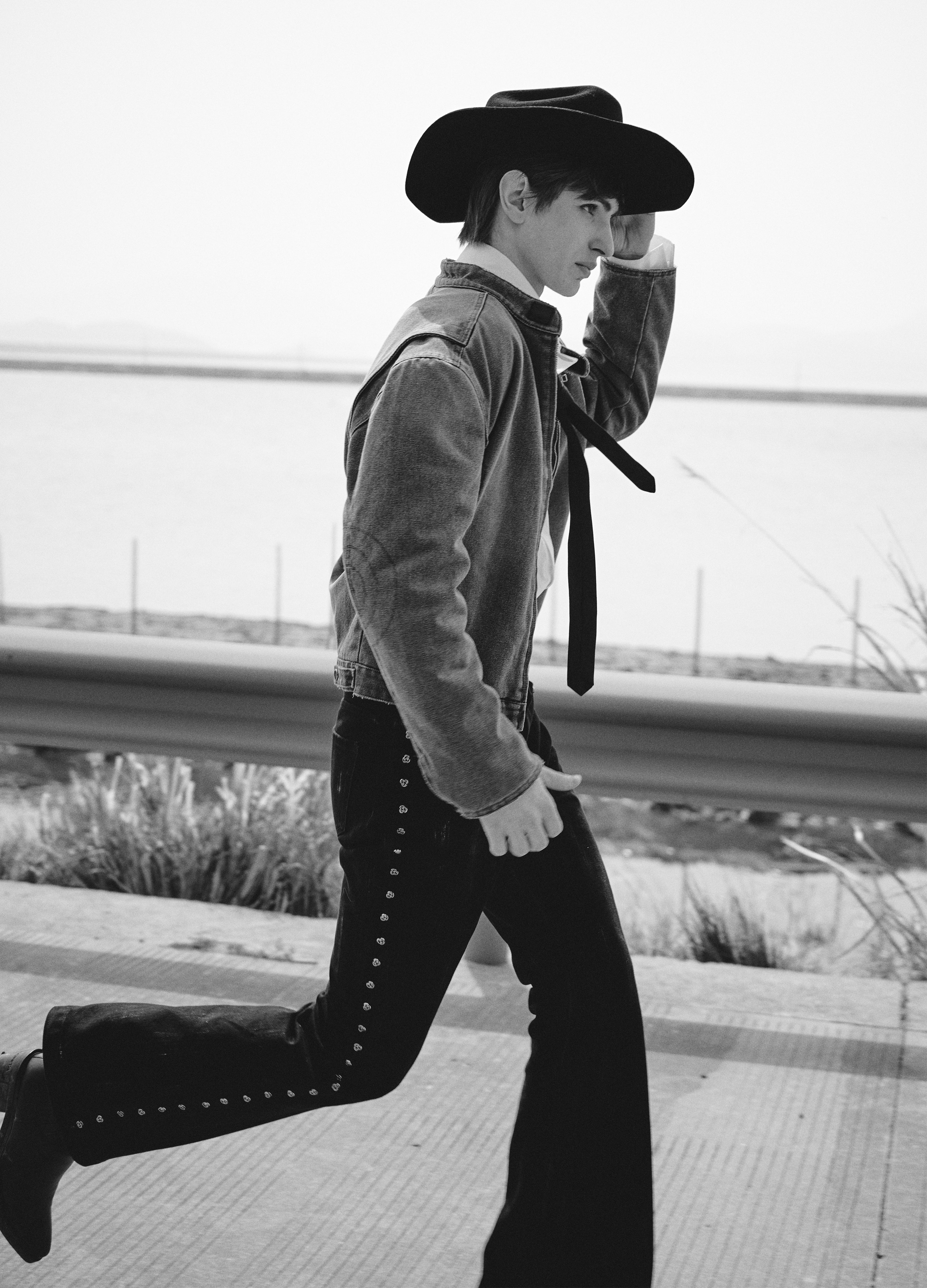 25SS BAROQUE ROSETTE DENIM