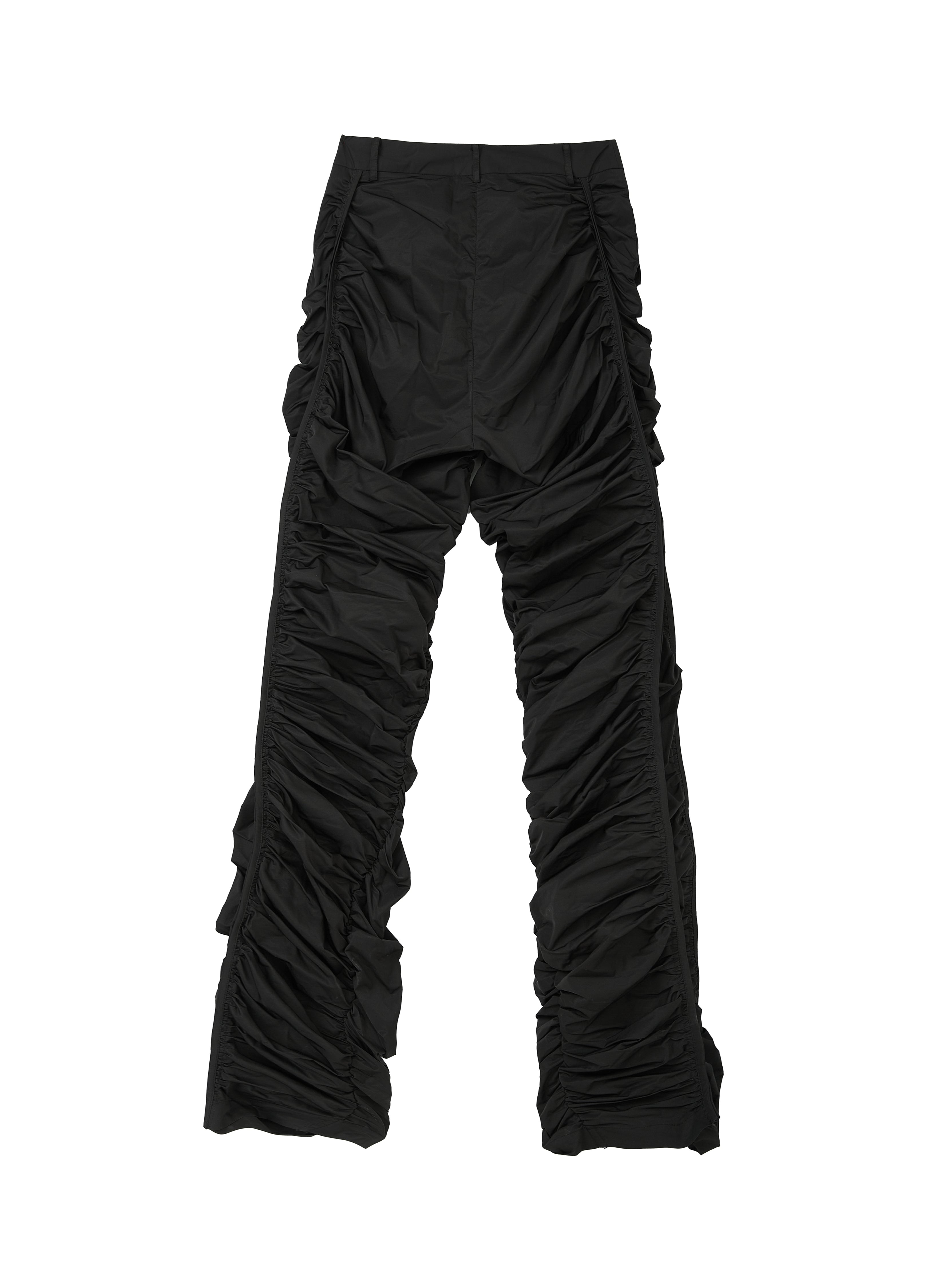 25SS WRINKLE SHELL TECH DARK TROUSERS