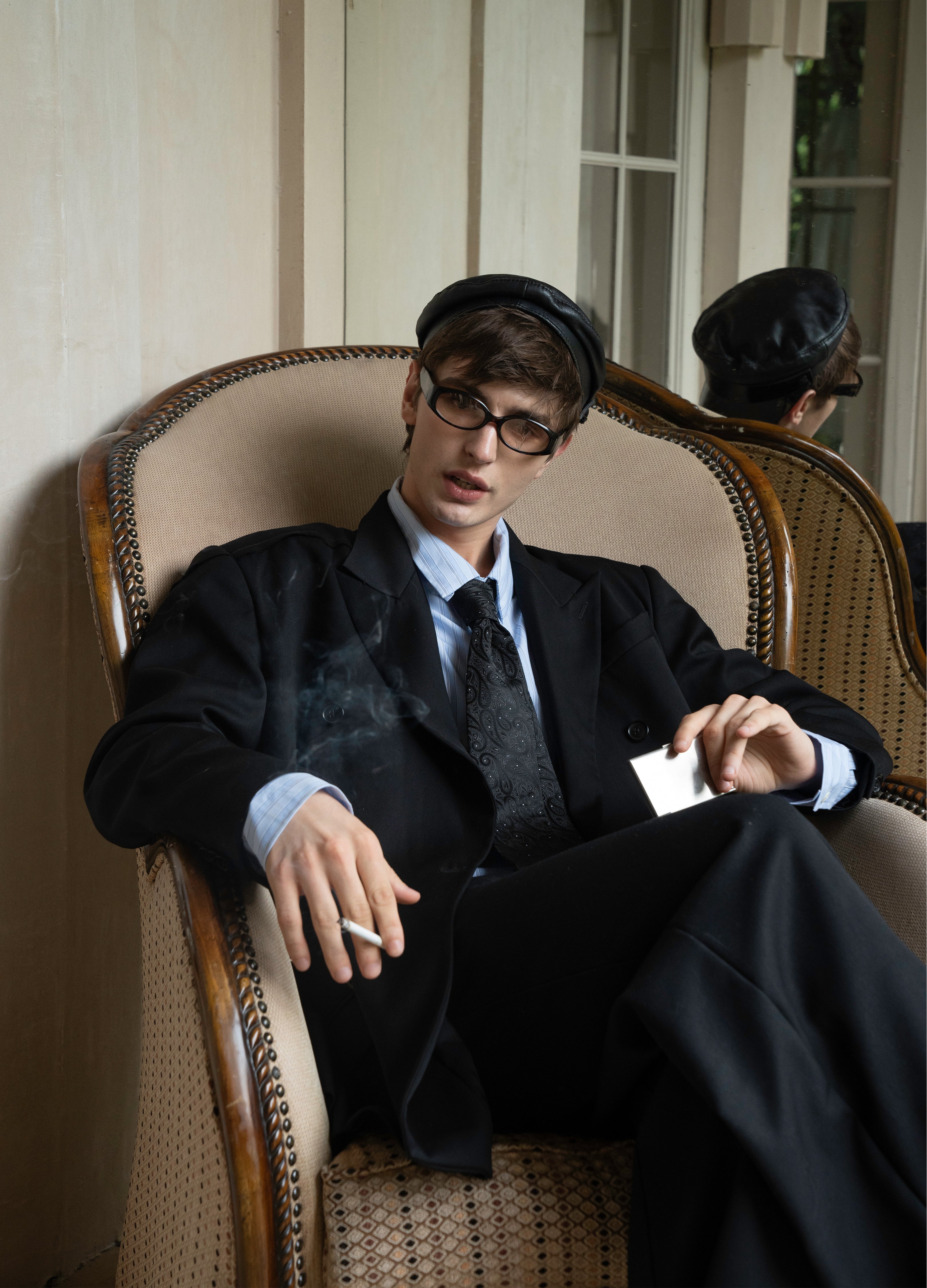 DECONSTRUCT PEAK LAPEL BLAZER