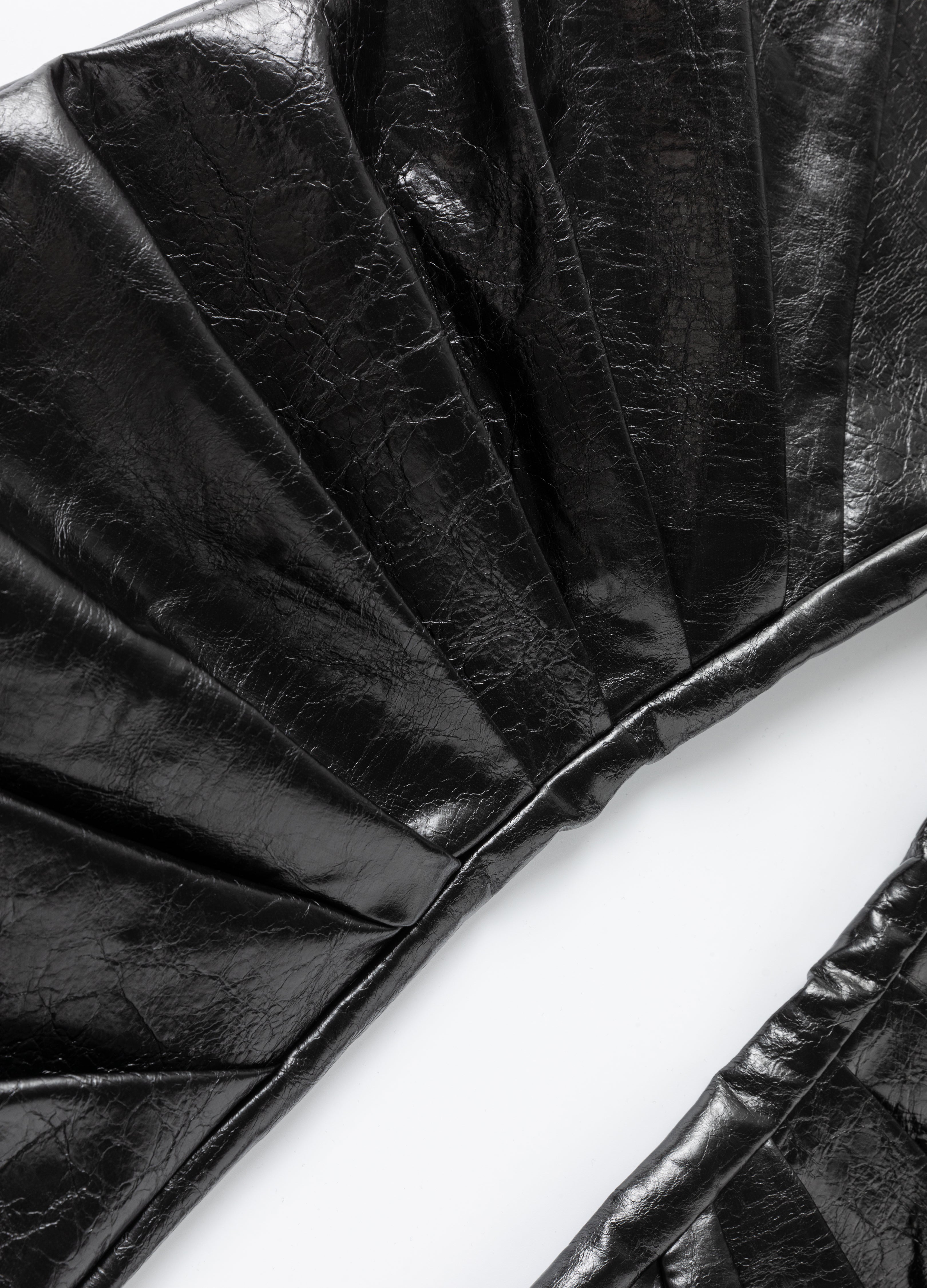 25FW RADIANT PLEAT LEATHER PANTS