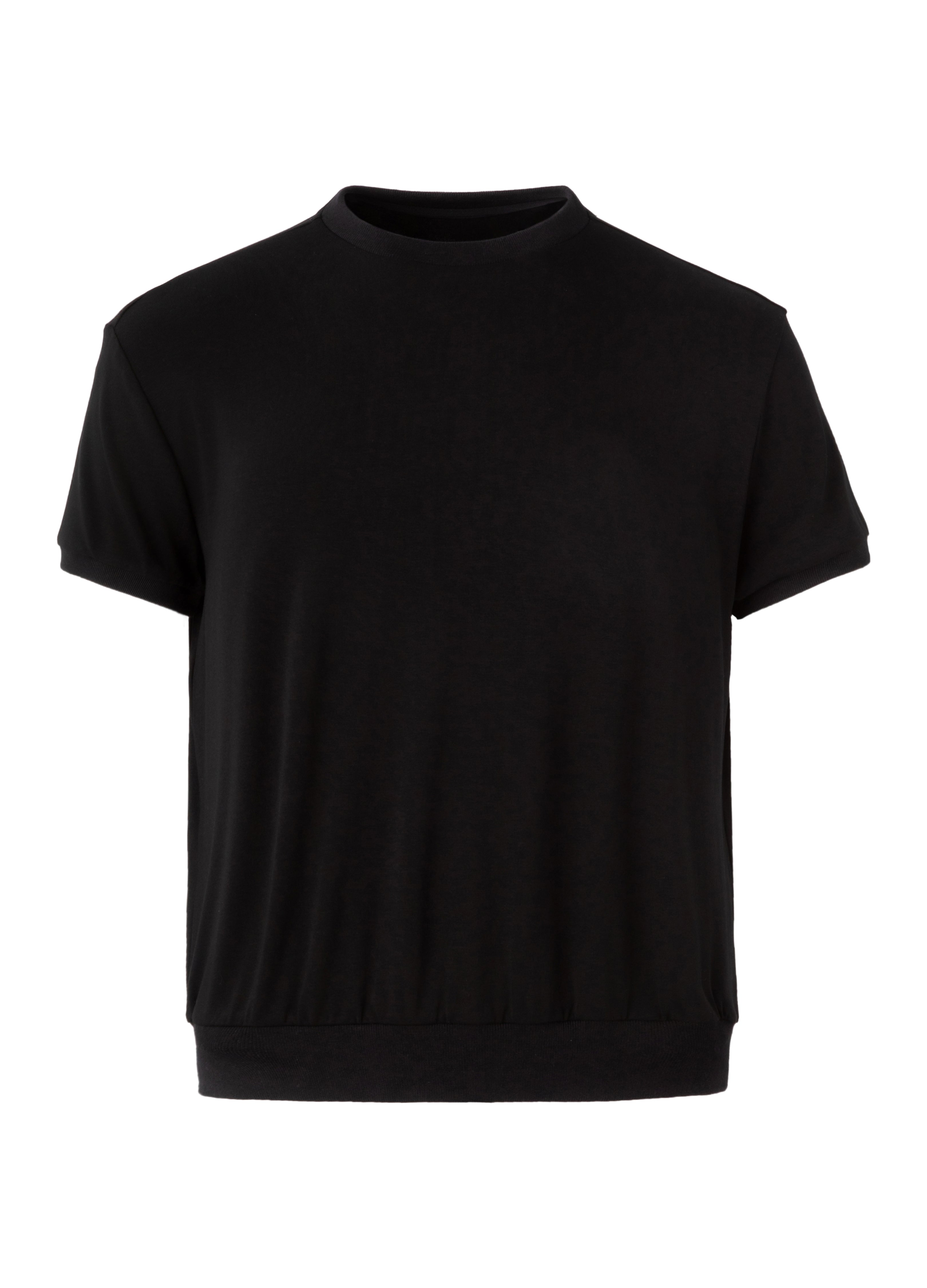 25SS FITTED RIBBED WAIST TEE