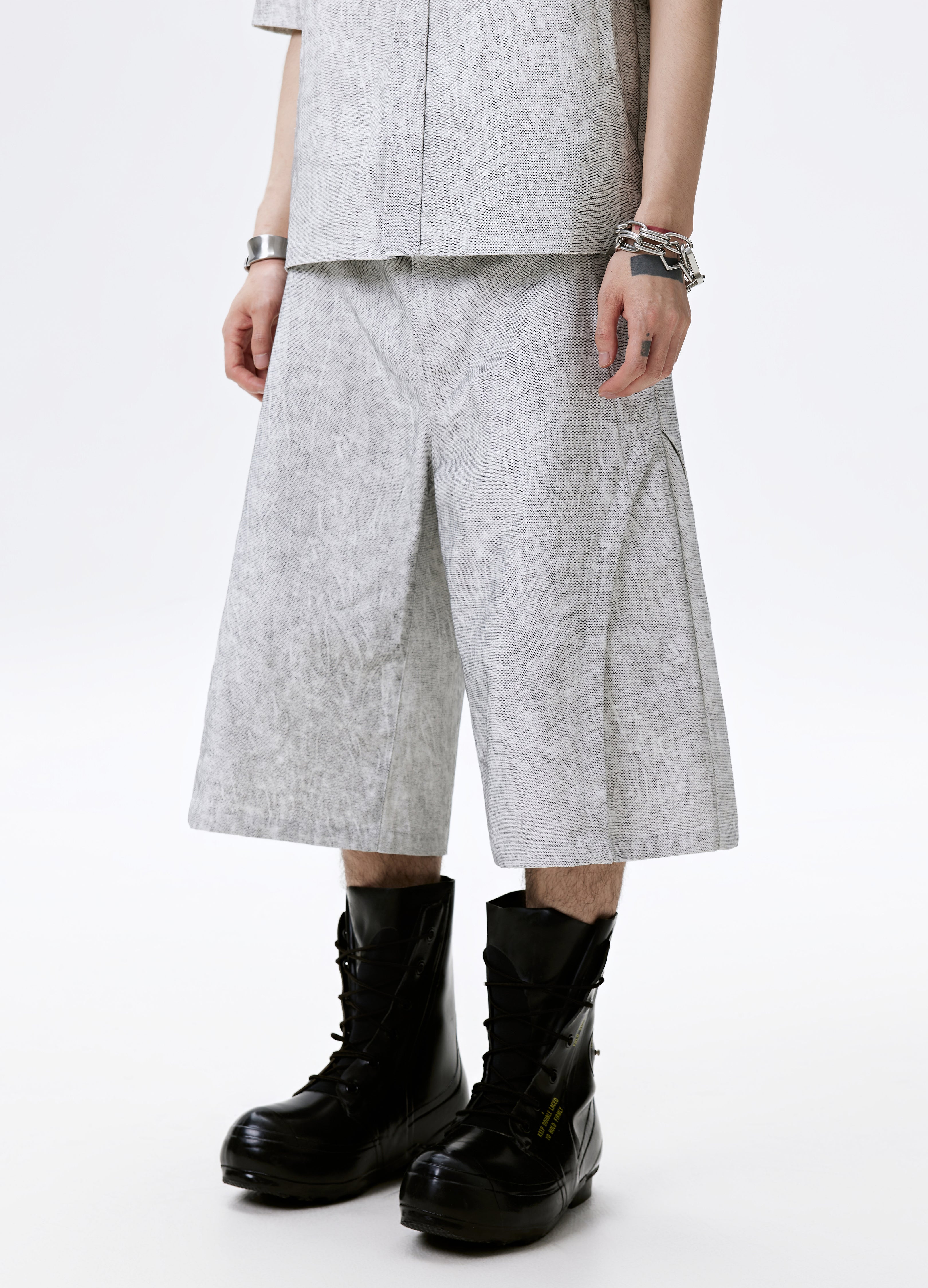 25SS GREYBARK WIDE LEG SHORTS