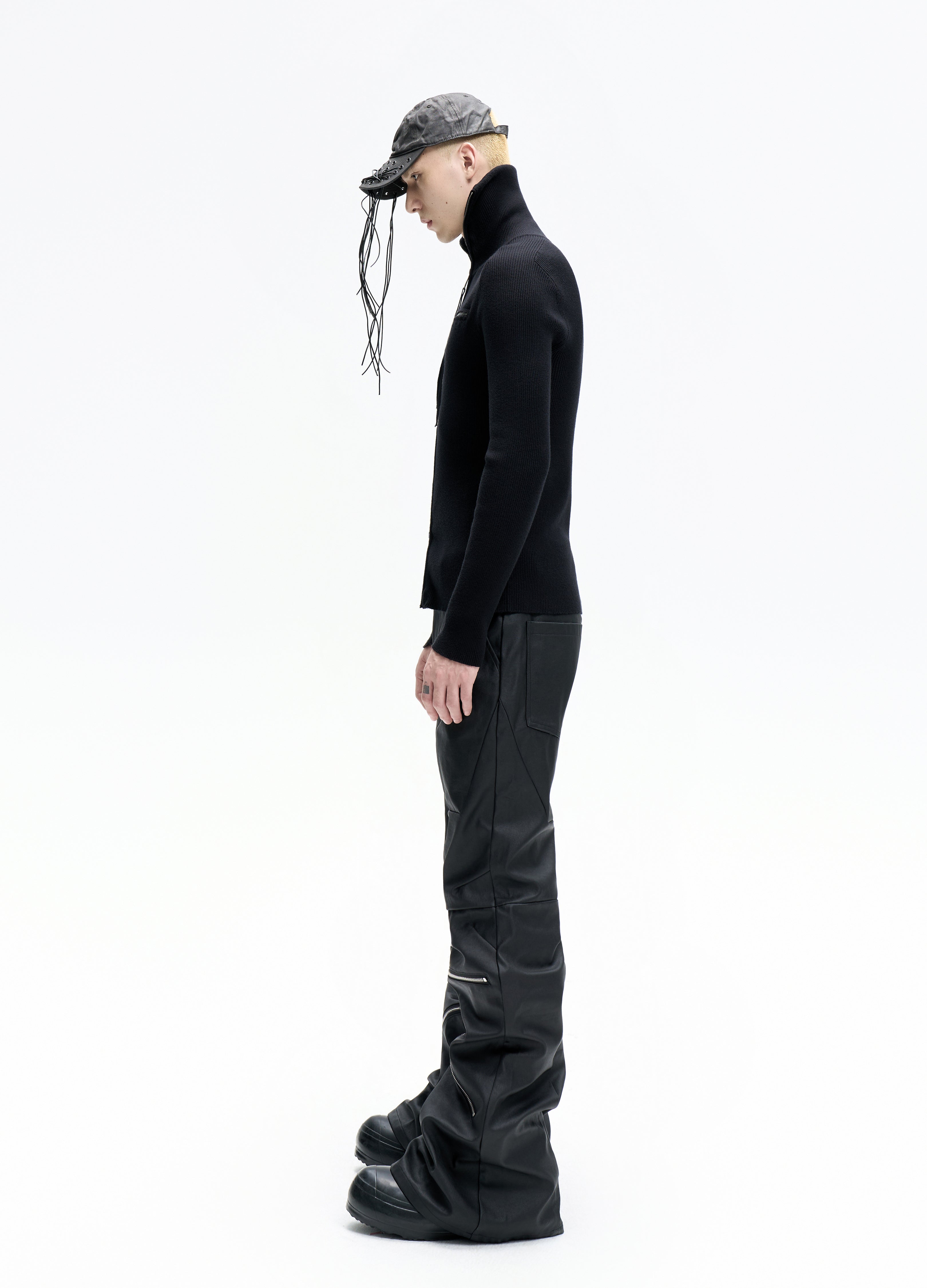 25FW DUAL-ZIP HIGH NECK KNIT