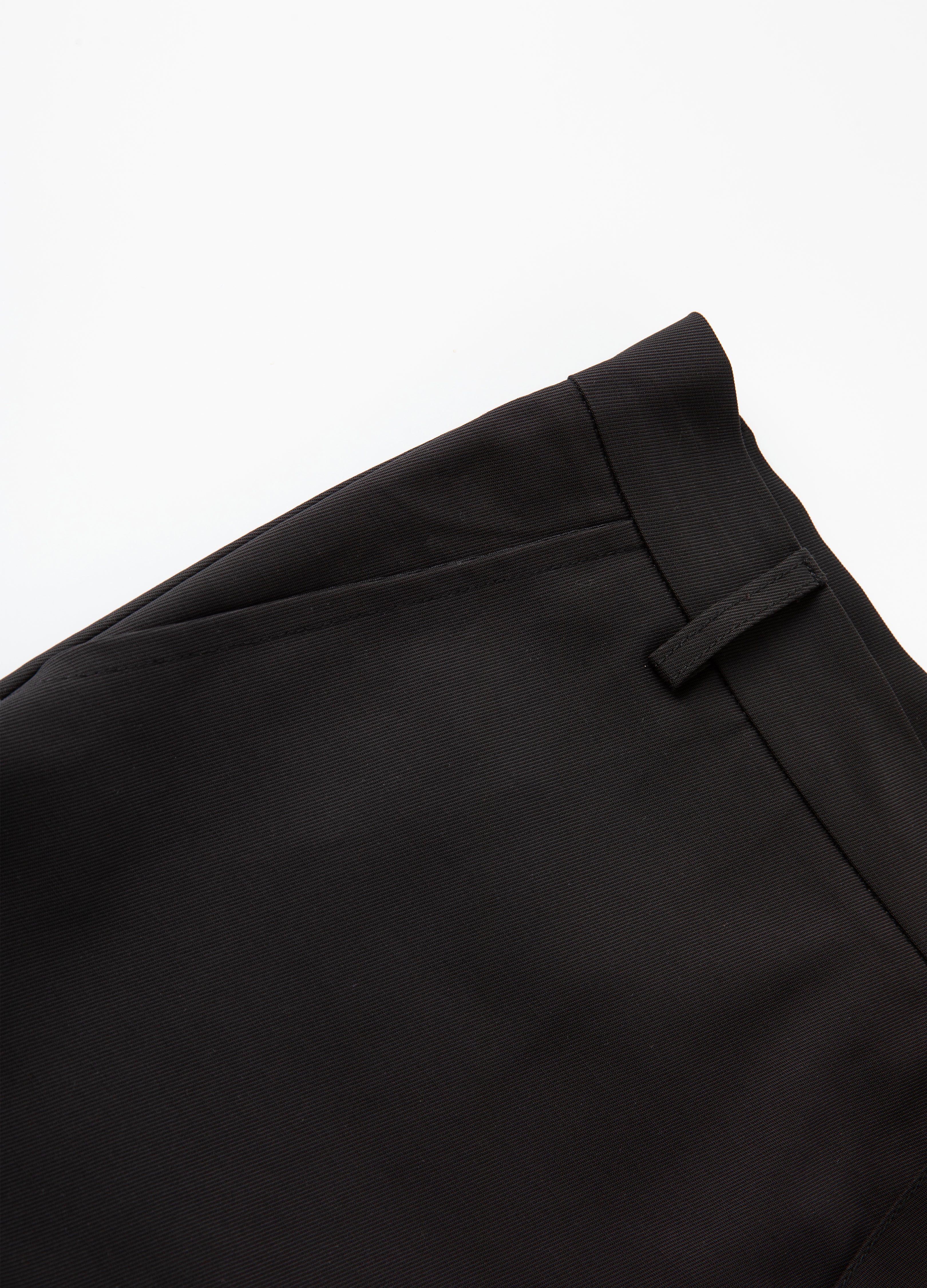 25SS BLACK BASELINE FLARE PANTS