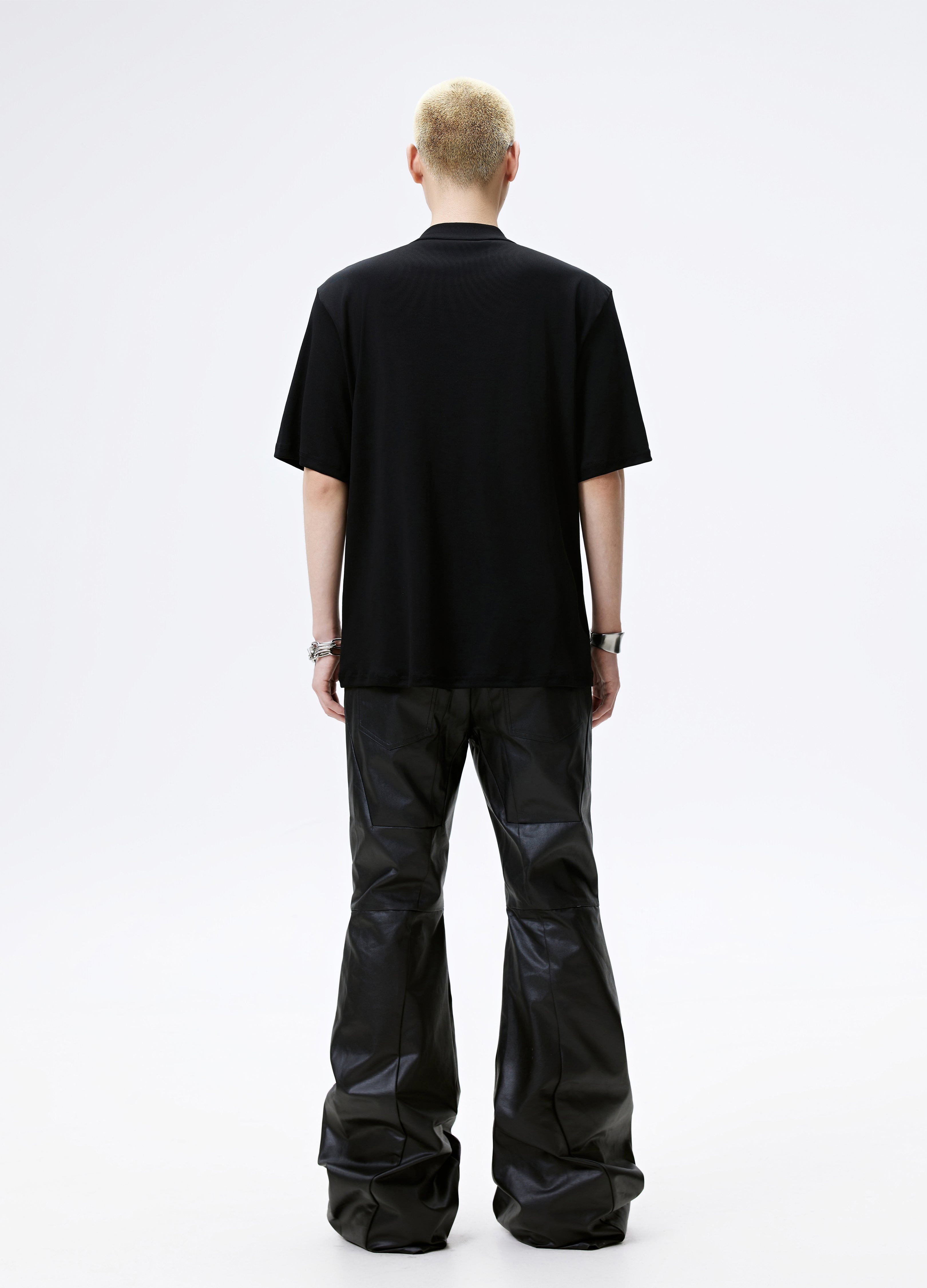 25SS HALF ZIP DARK TEE