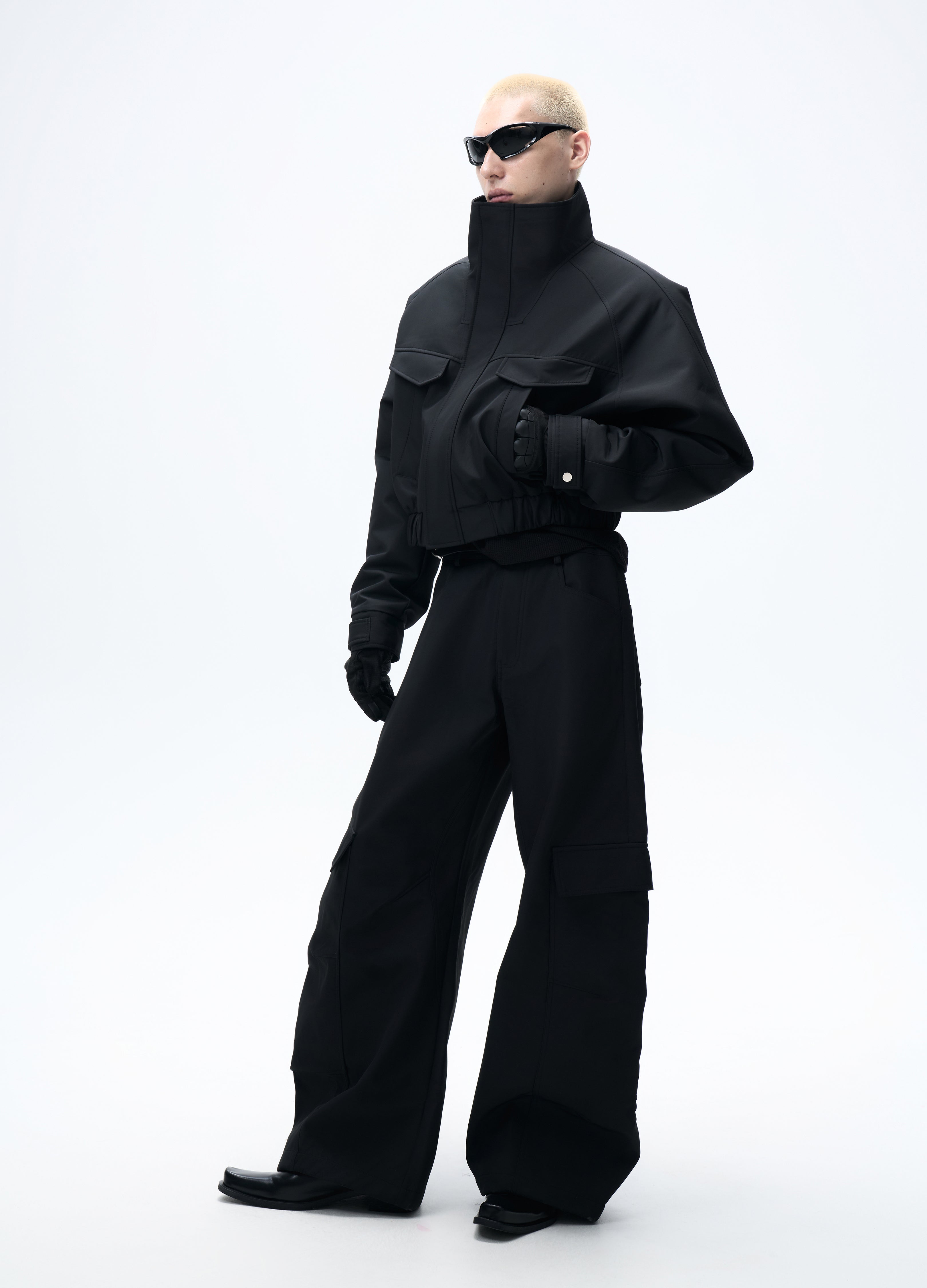 25FW BANANA CUT WIDE TROUSERS