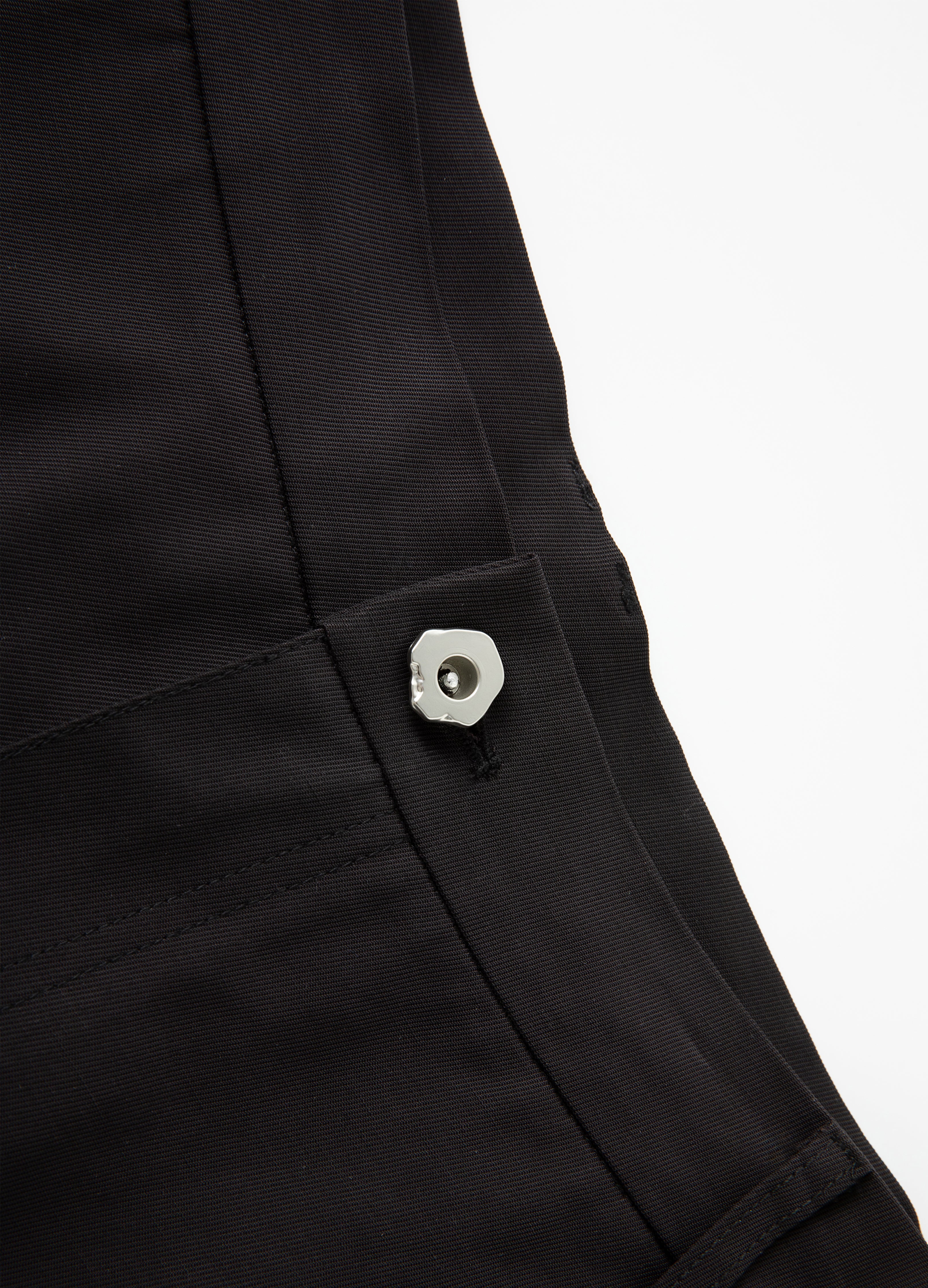 25SS BLACK BASELINE FLARE PANTS