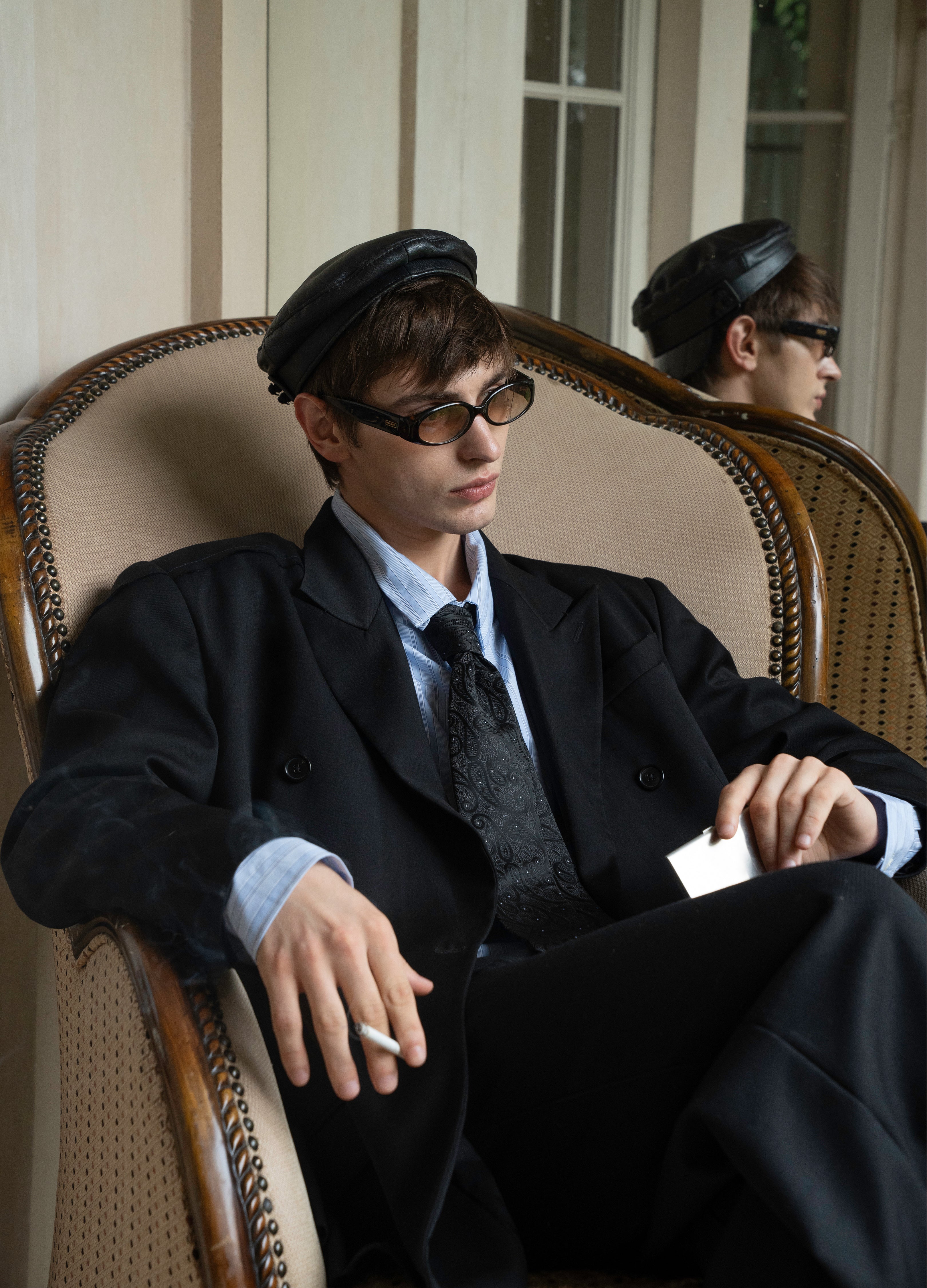 DECONSTRUCT PEAK LAPEL BLAZER