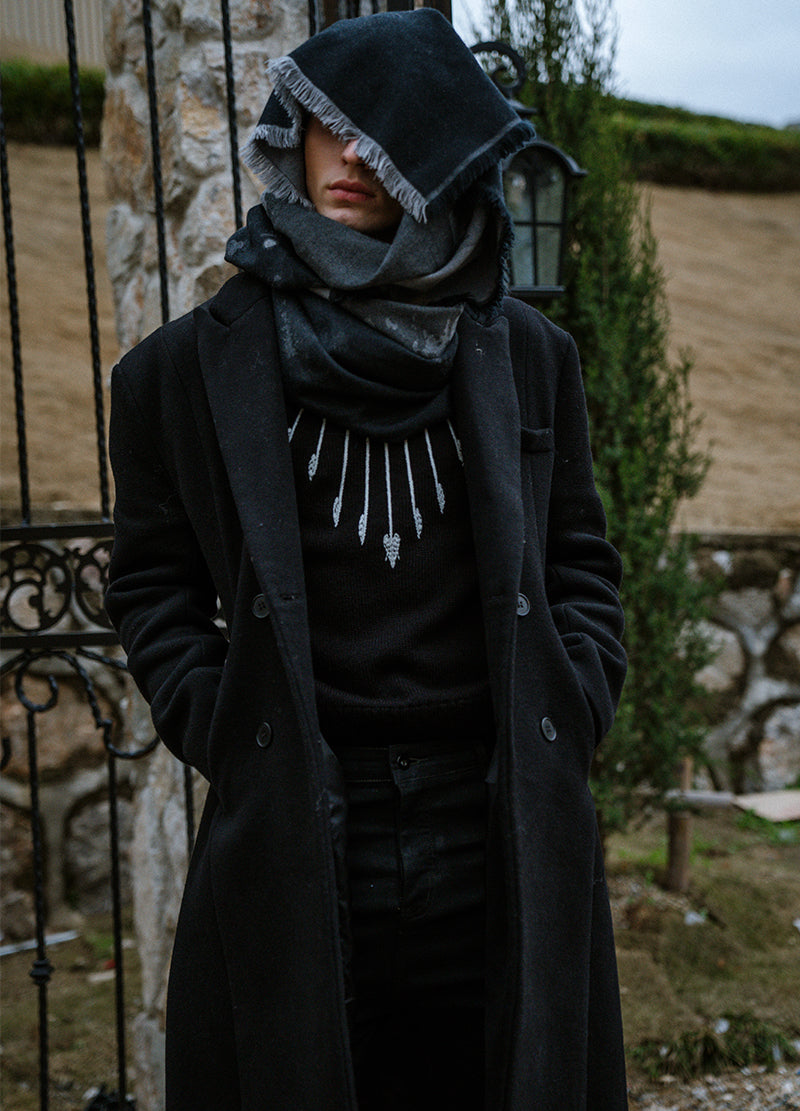 MASS PRINT WOOL SWEATER