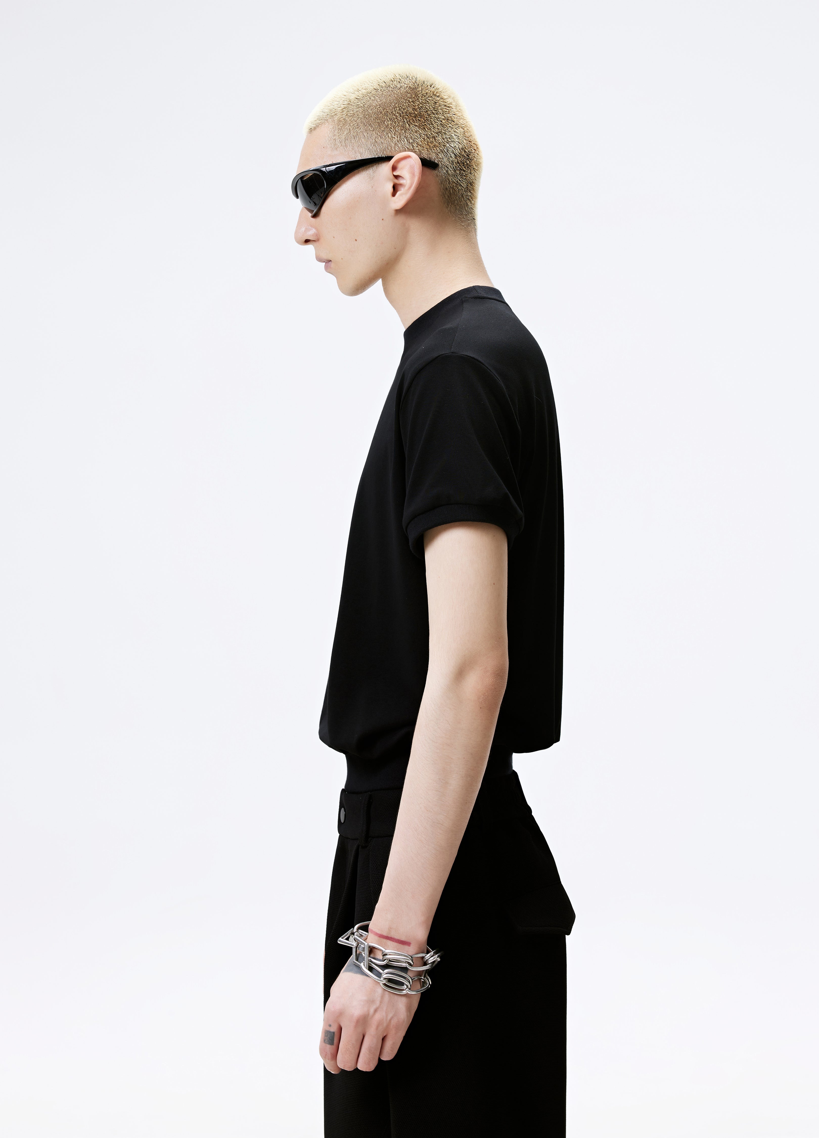 25SS FITTED RIBBED WAIST TEE