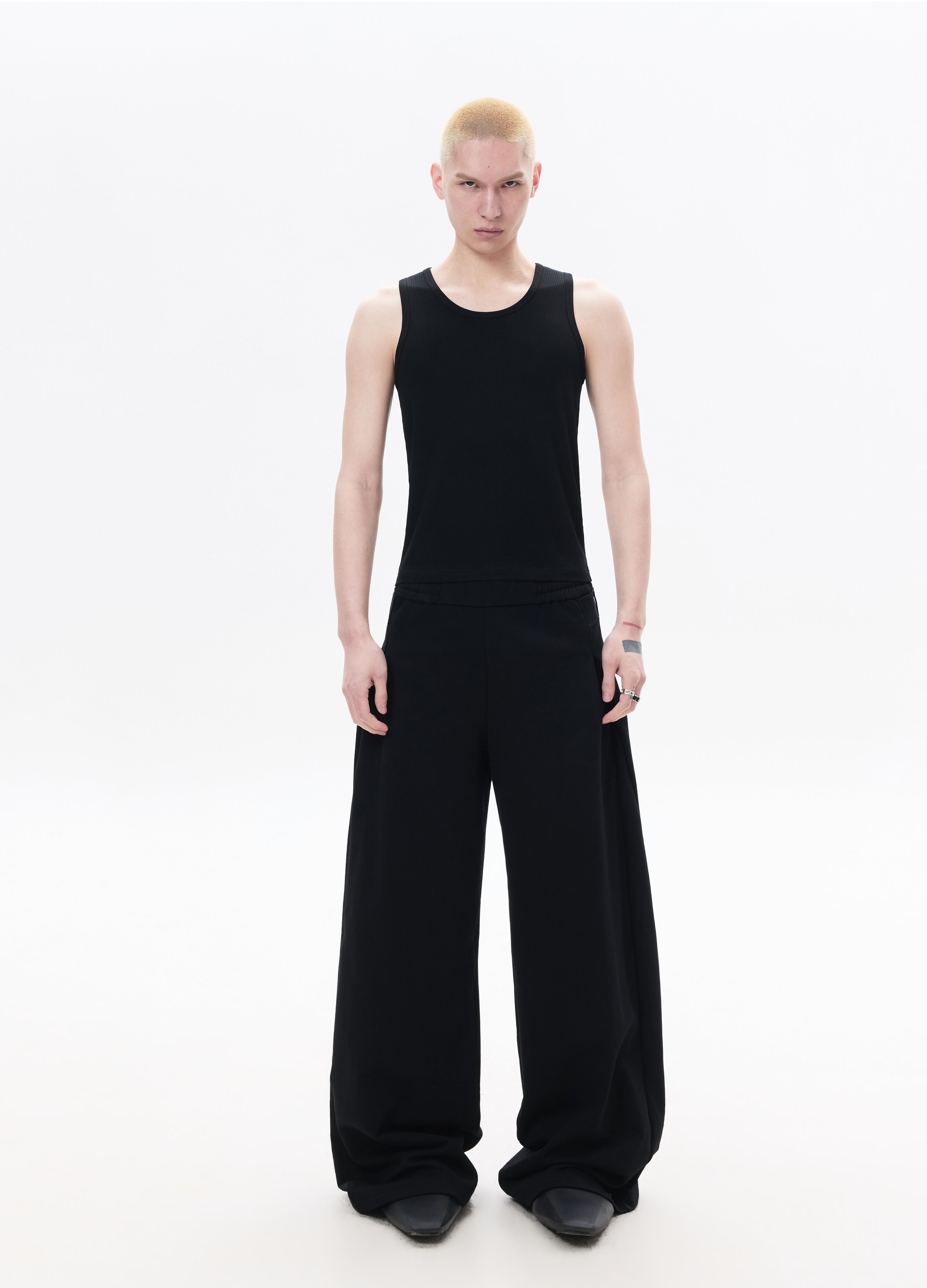 26SS DECONSTRUCT SCIMITAR SWEATPANTS