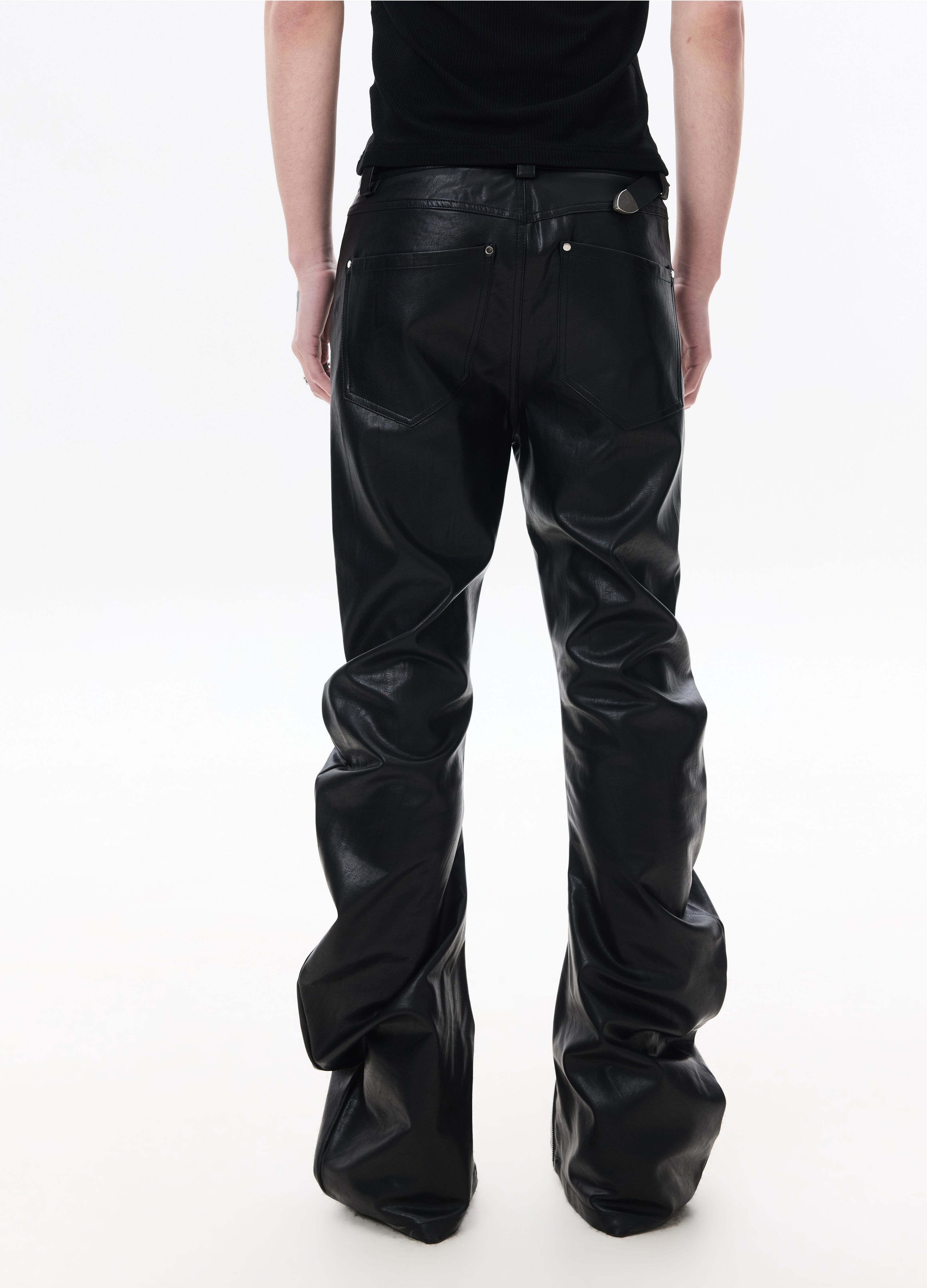 26SS SCIMITAR ZIP SKINNY PANTS