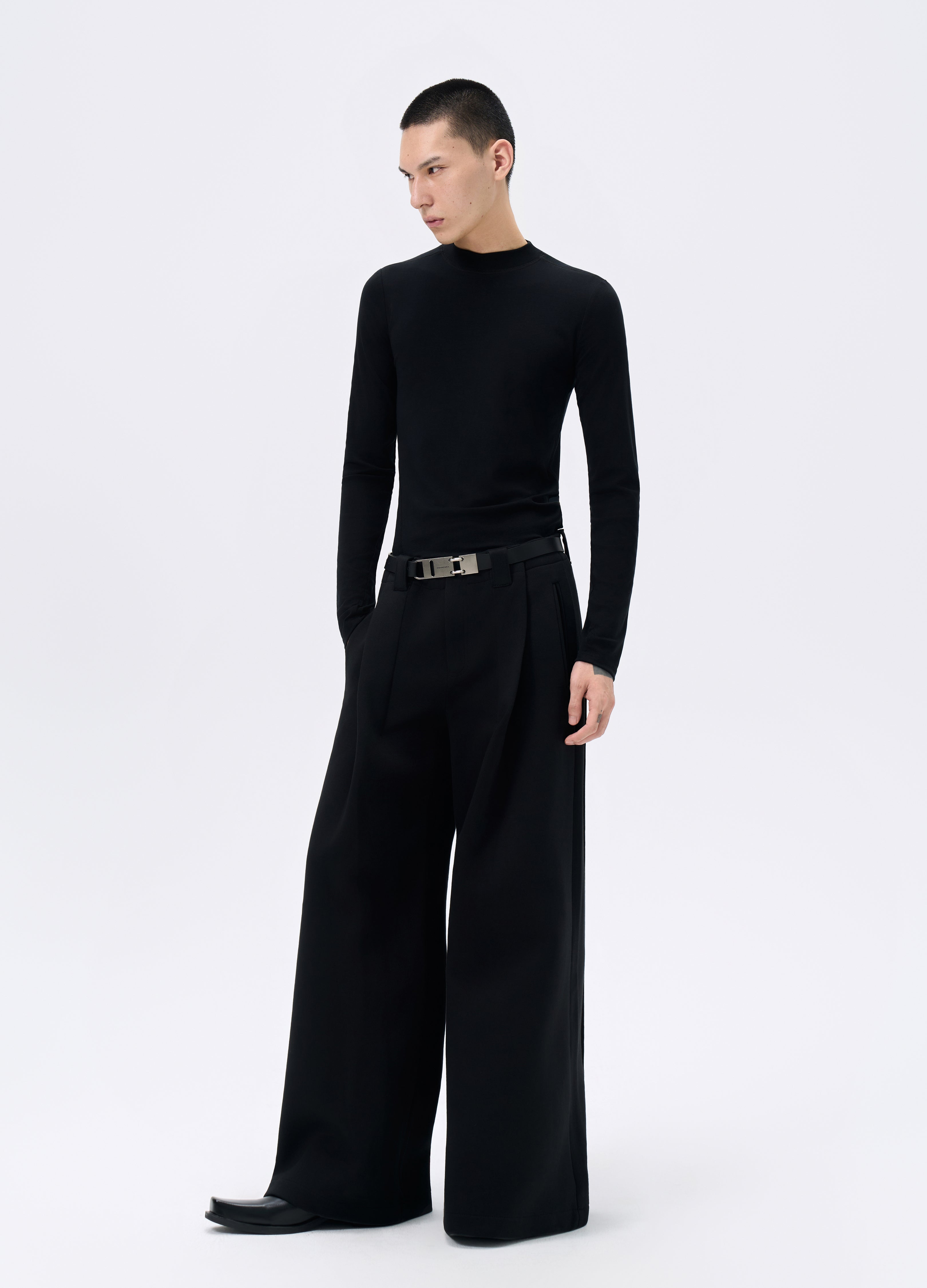 25FW BLACK WOOL BASE LAYER