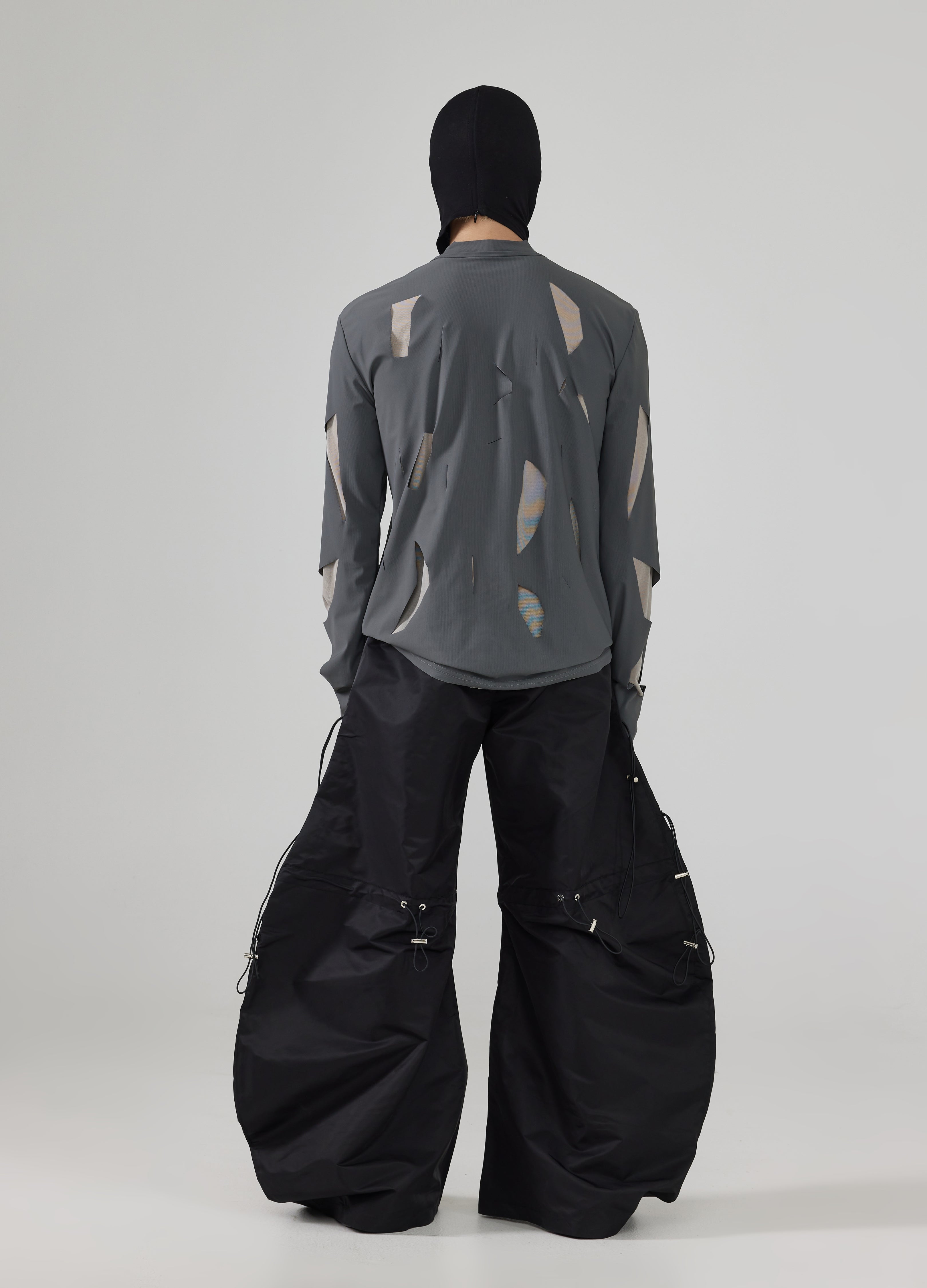 24FW Mesh Distress Tee