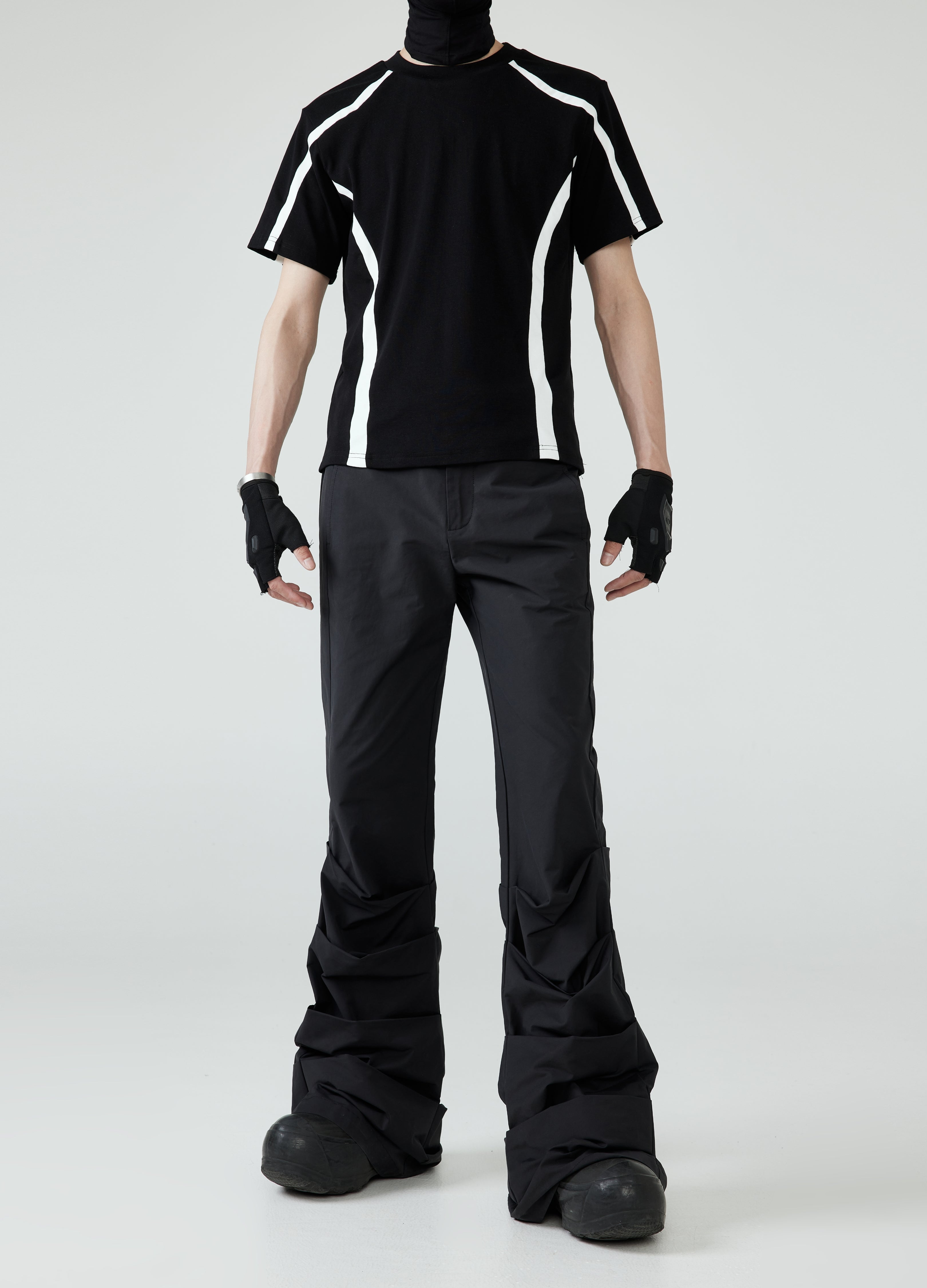 24SS Scimitar Pleat Pants