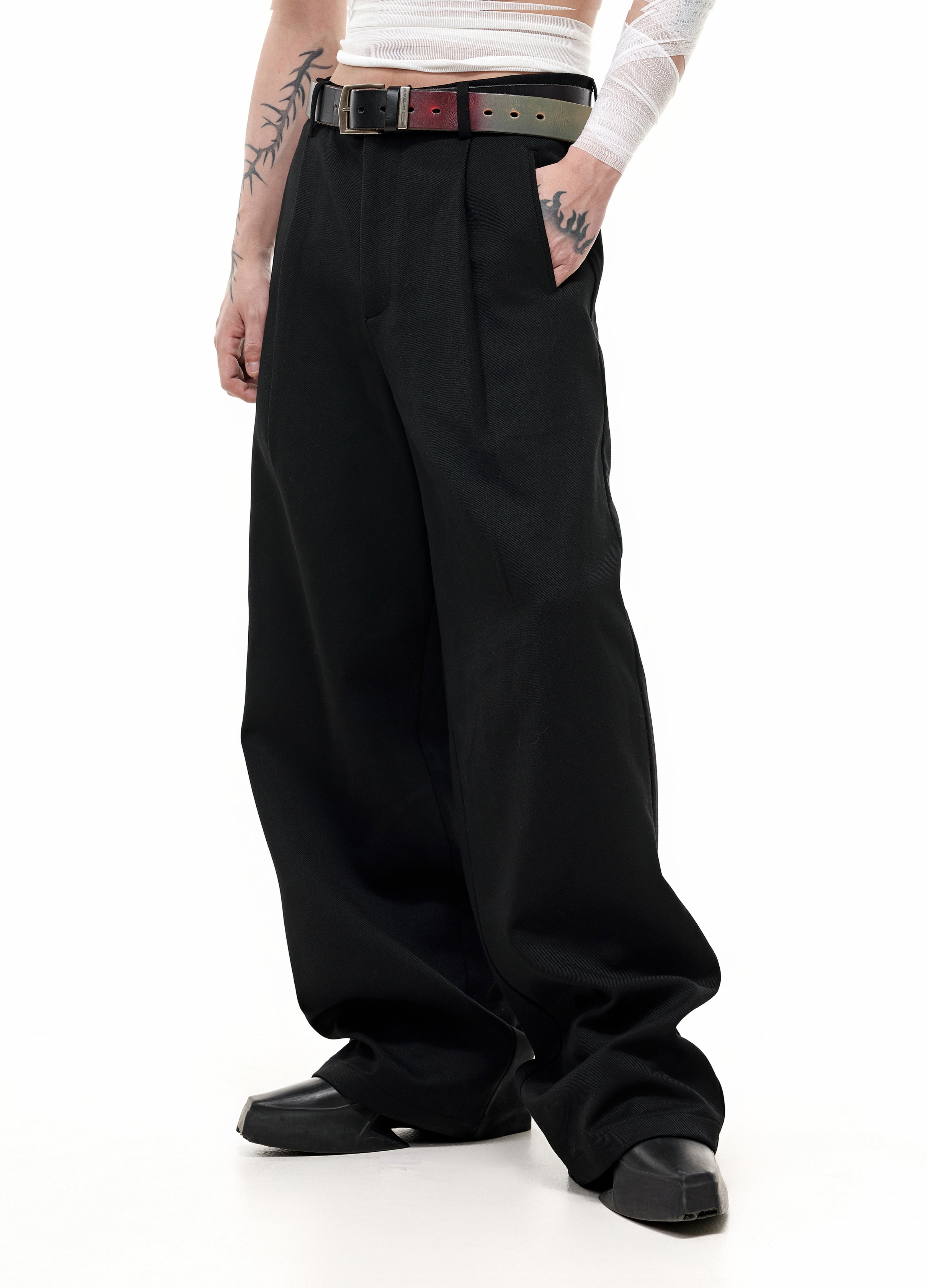 VANGUARD DRAPE WOOL PANTS