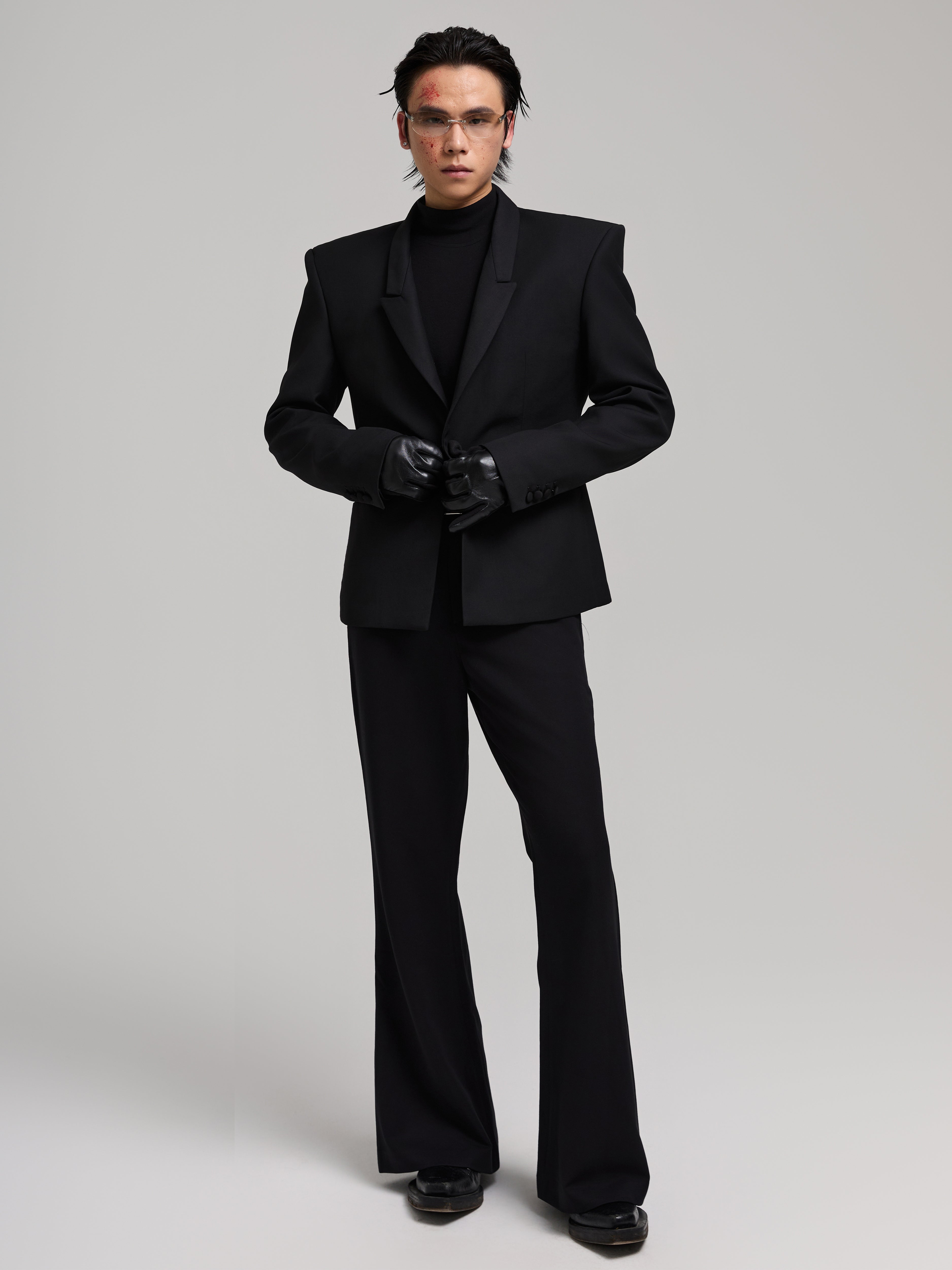 24AW Hourglass Wool Suit Top