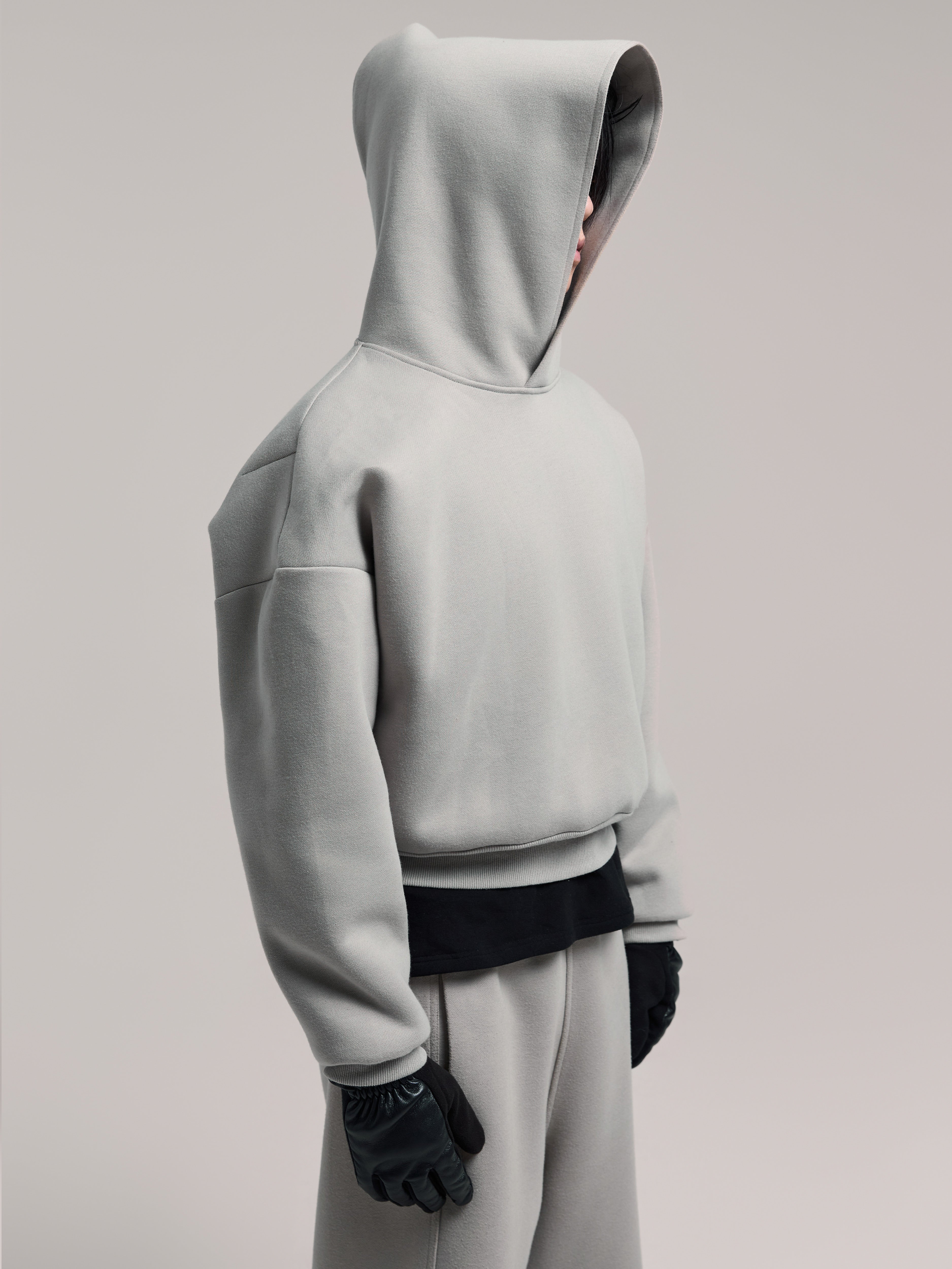 24AW Monkley Grey 600G Heavy Hoodie