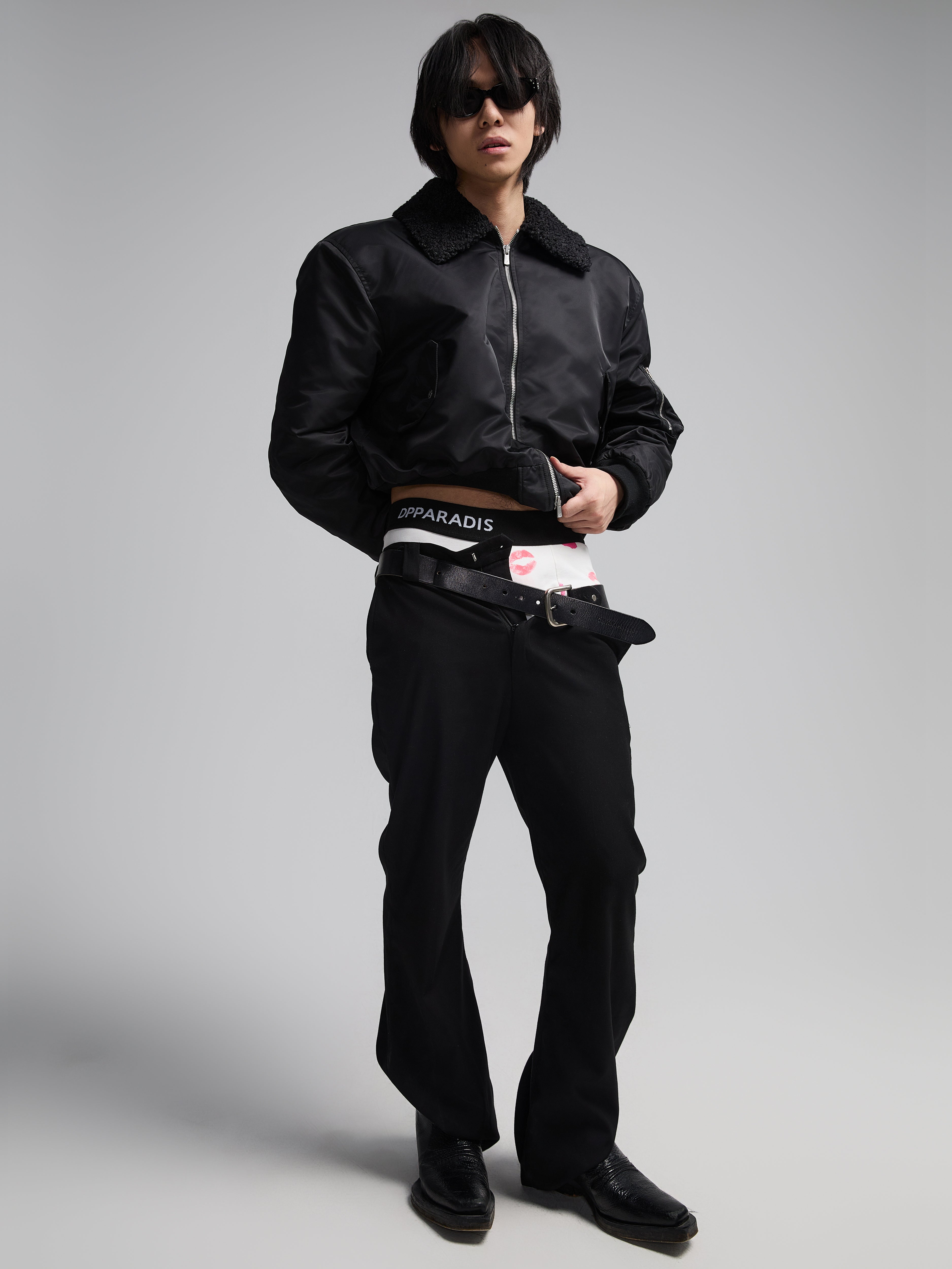 24AW Lip-print Pure-Cotton Underwear