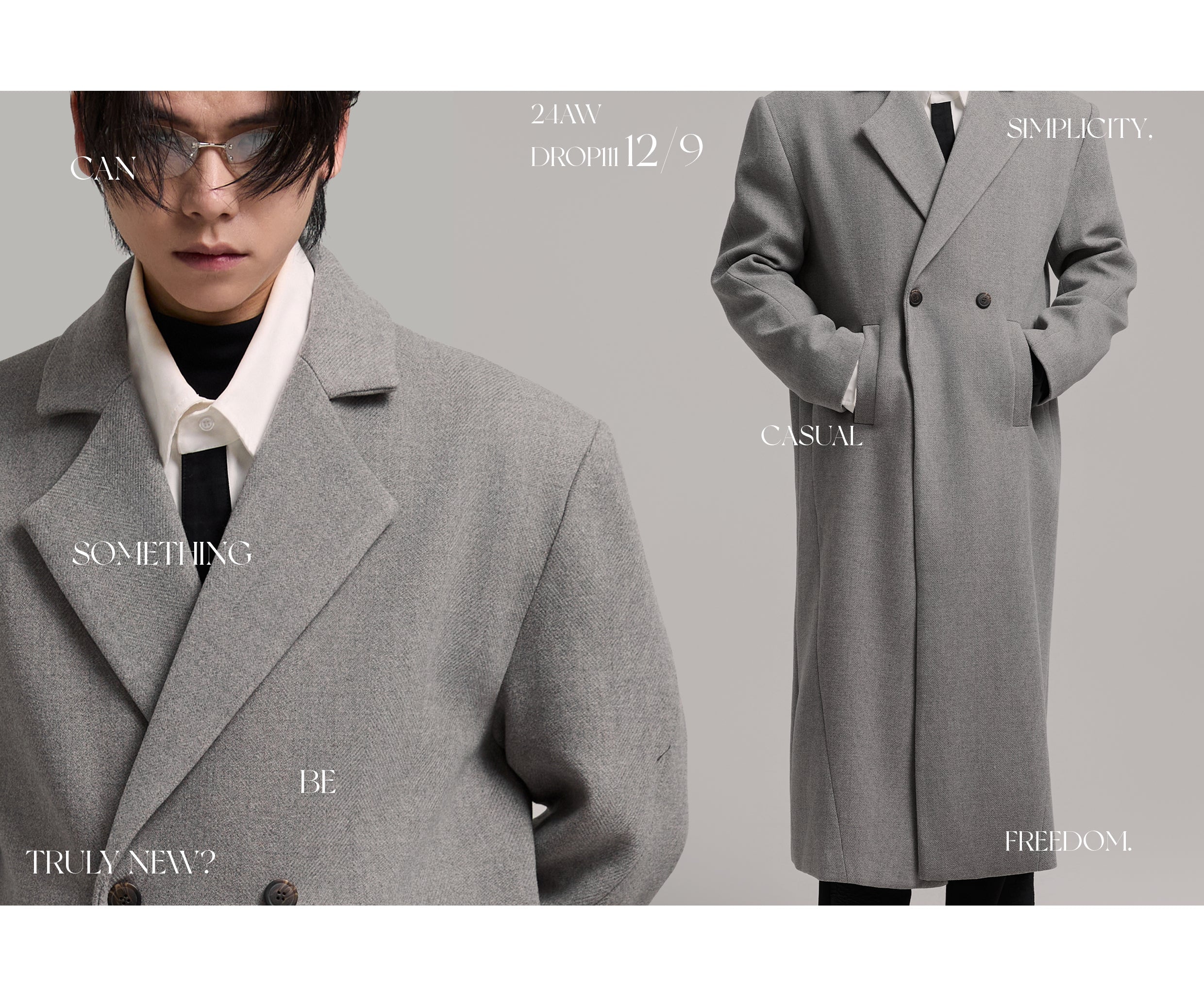 24AW "BUSINESS ELITES" Wool Boadcoat