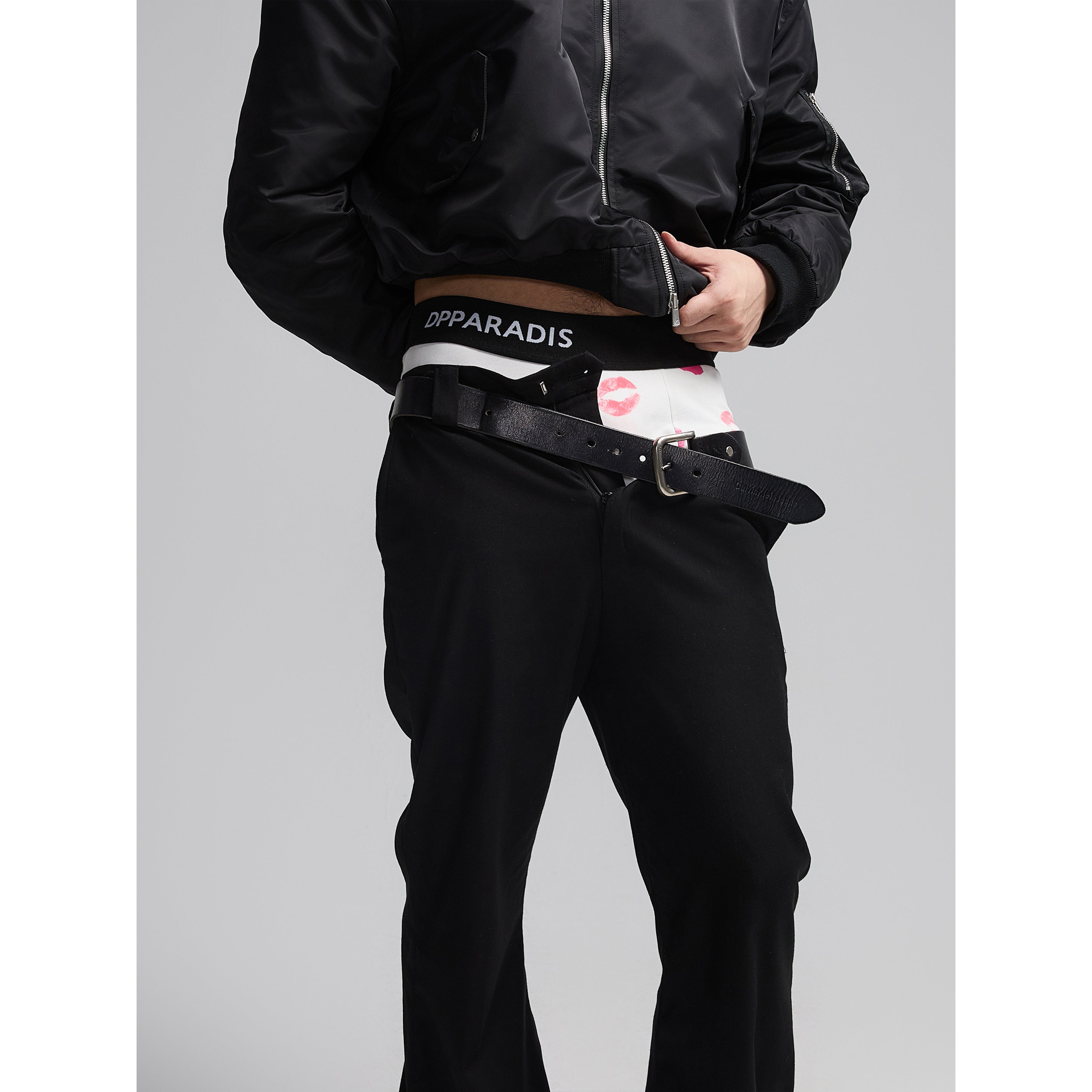 24AW Lip-print Pure-Cotton Underwear